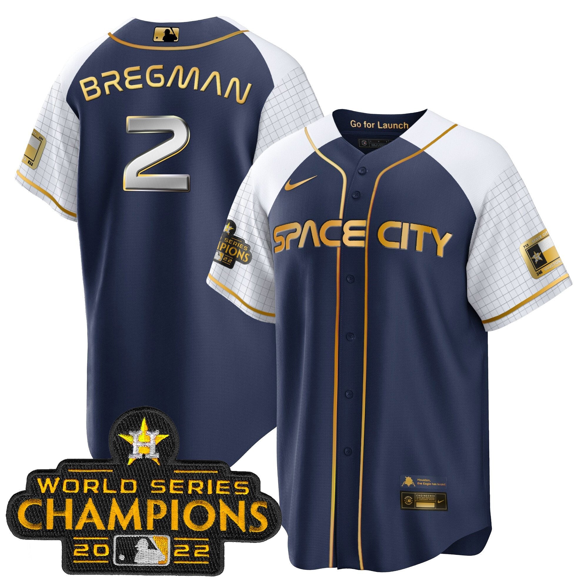 Men’s 2023 Space City Champions Alternate Navy Cool Jersey