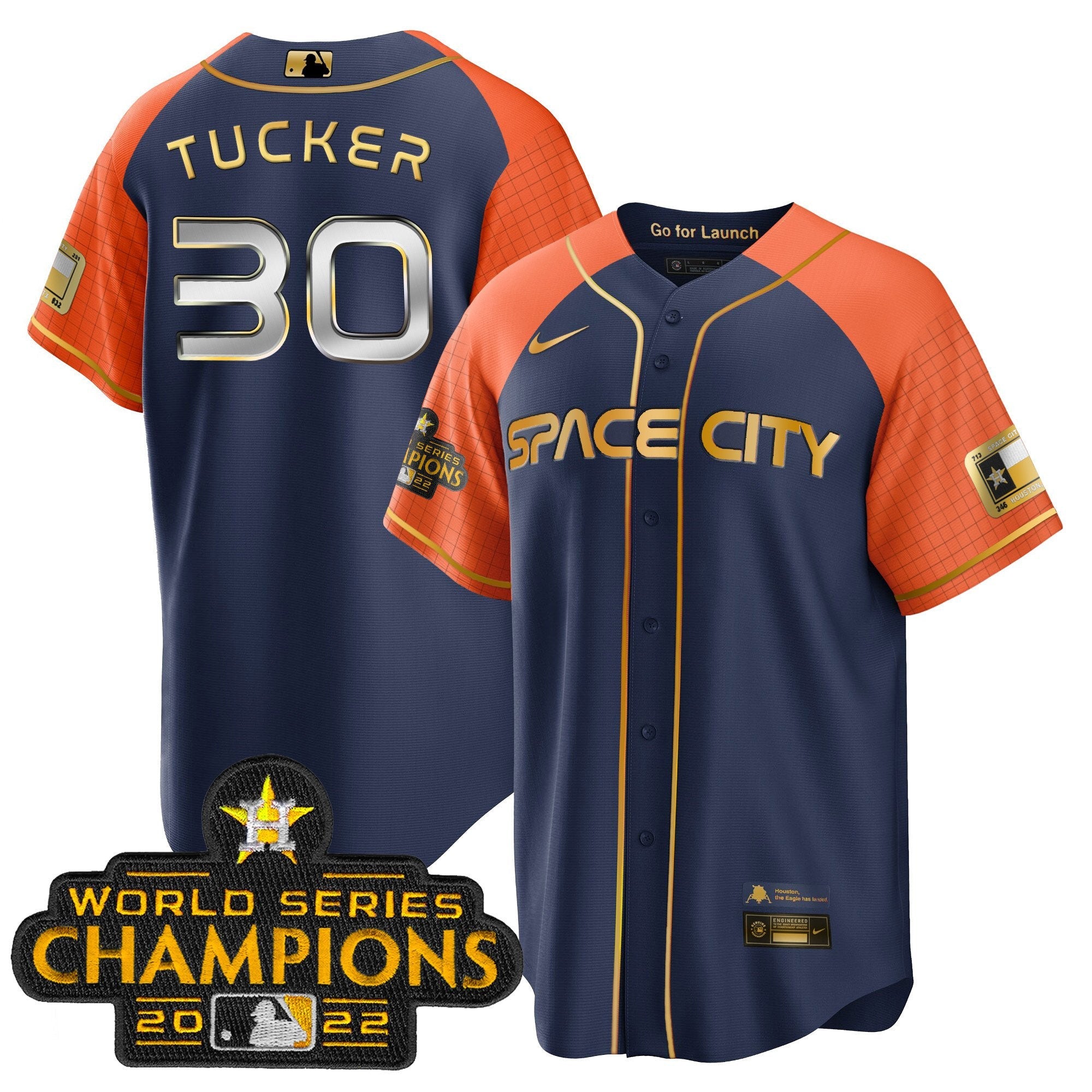 Men’s 2023 Space City Champions Alternate Navy Cool Jersey