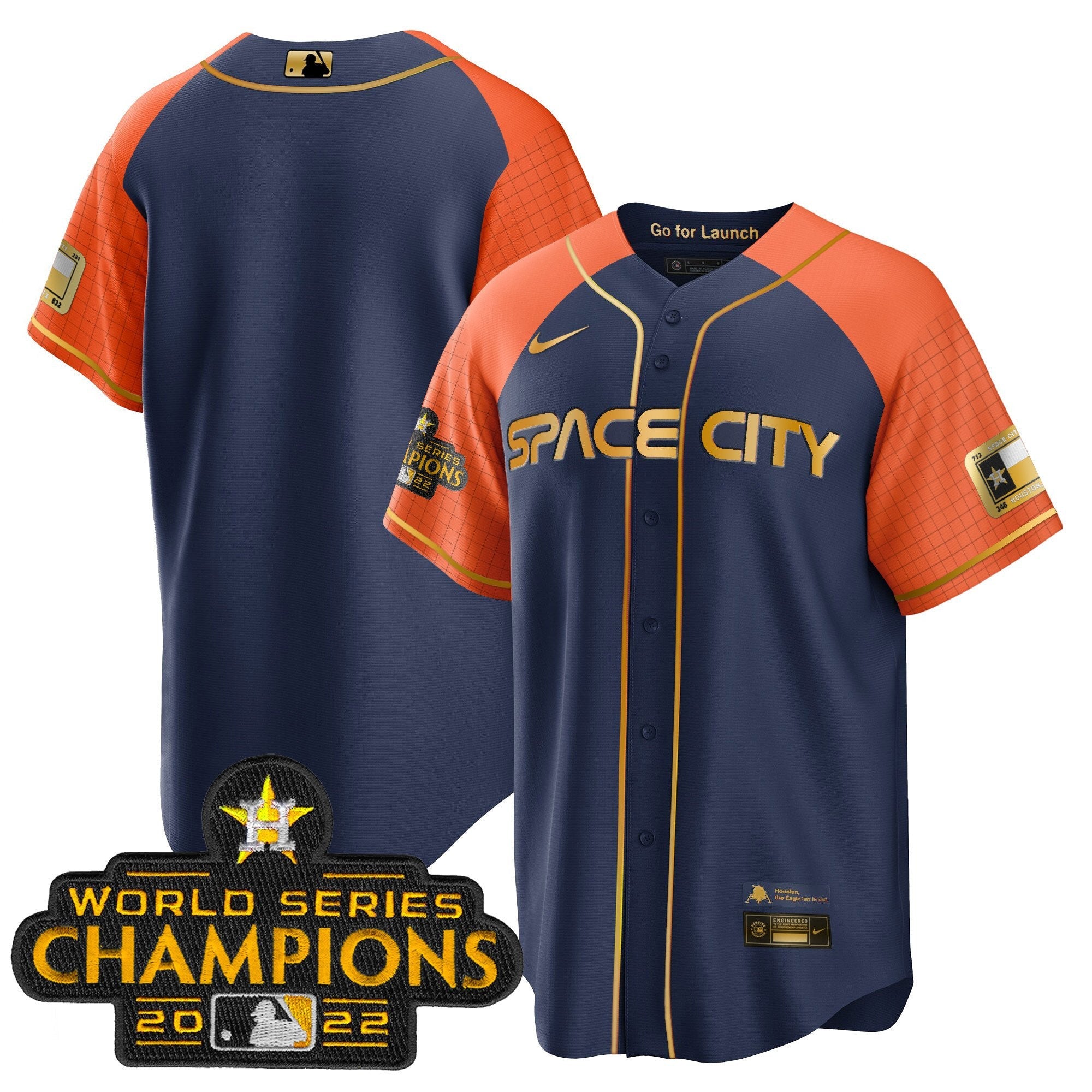 Men’s 2023 Space City Champions Alternate Navy Cool Jersey
