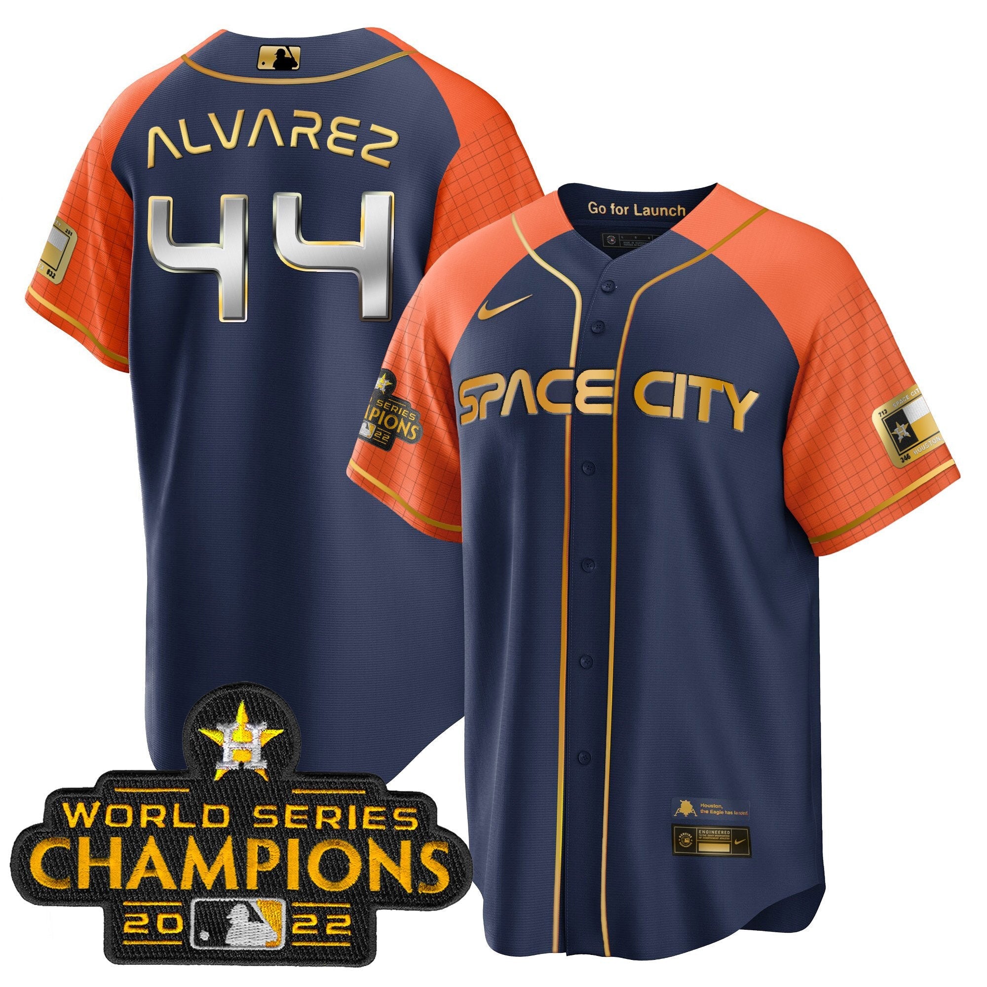 Men’s 2023 Space City Champions Alternate Navy Cool Jersey