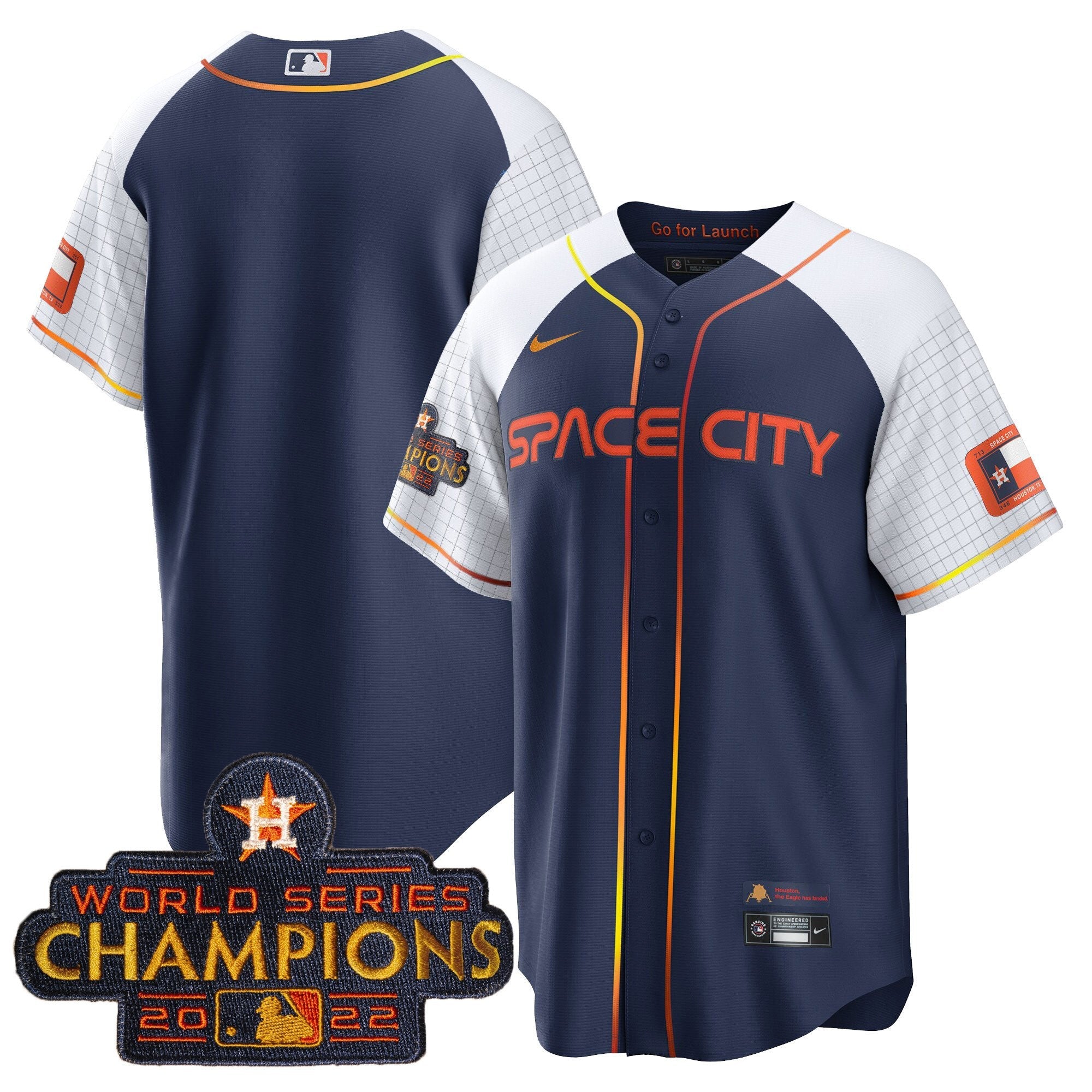 Men’s 2023 Space City Champions Alternate Navy Cool Jersey