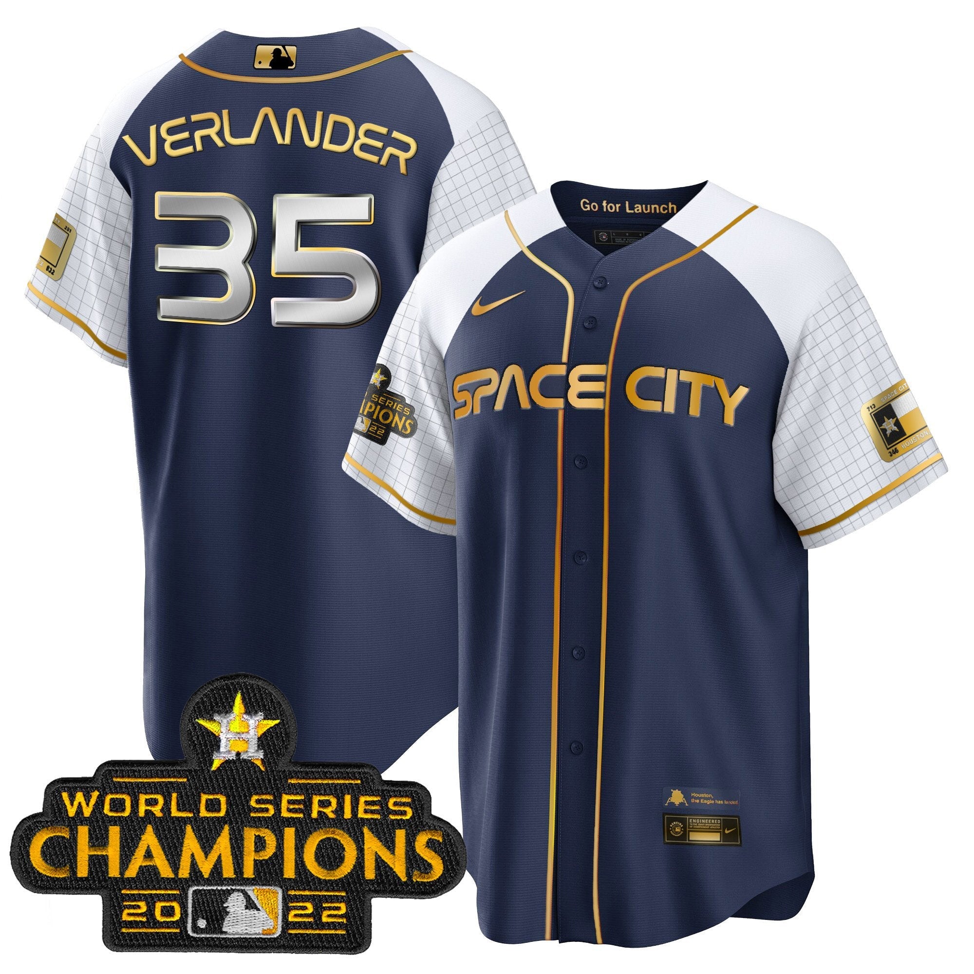 Men’s 2023 Space City Champions Alternate Navy Cool Jersey