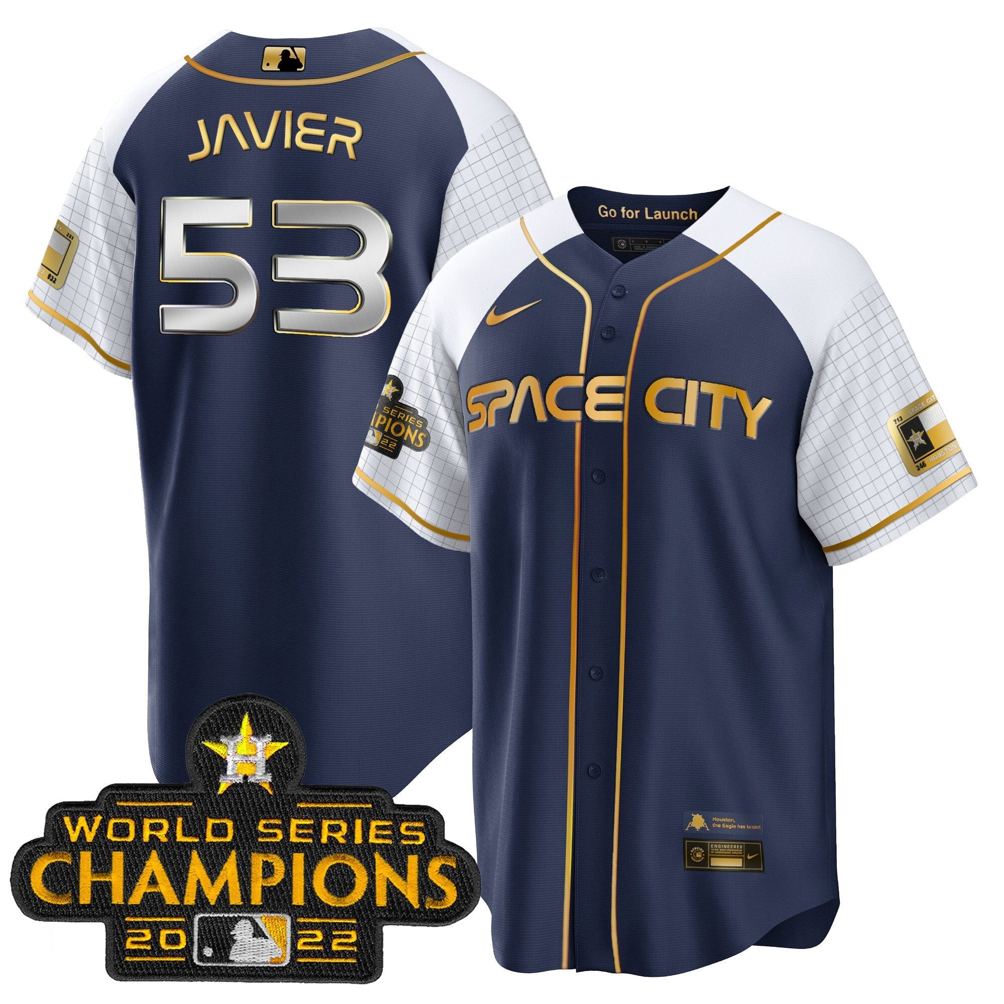 Men’s 2023 Space City Champions Alternate Navy Cool Jersey