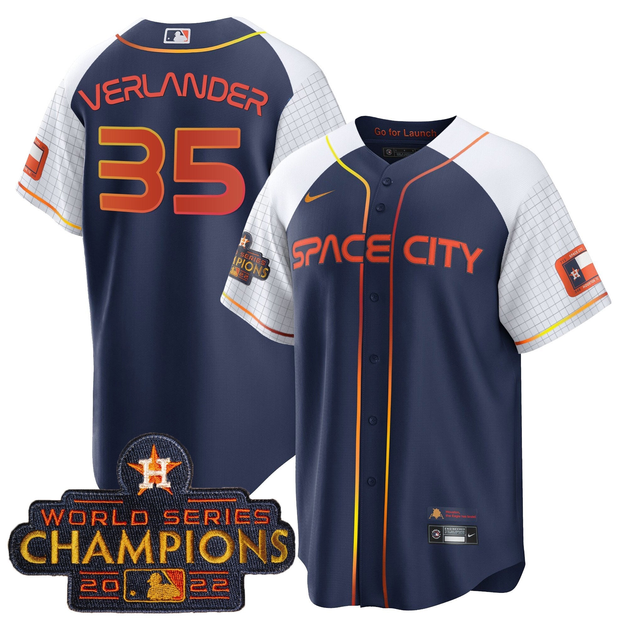 Men’s 2023 Space City Champions Alternate Navy Cool Jersey