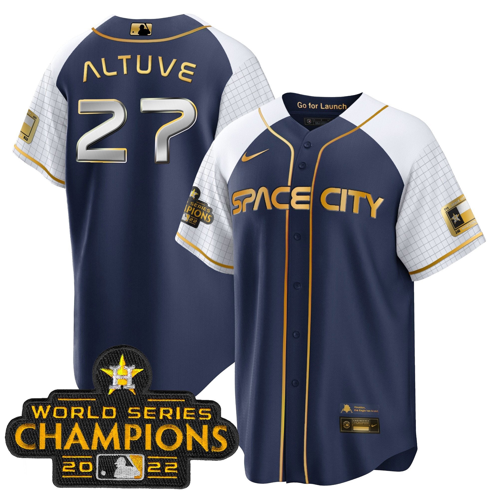 Men’s 2023 Space City Champions Alternate Navy Cool Jersey