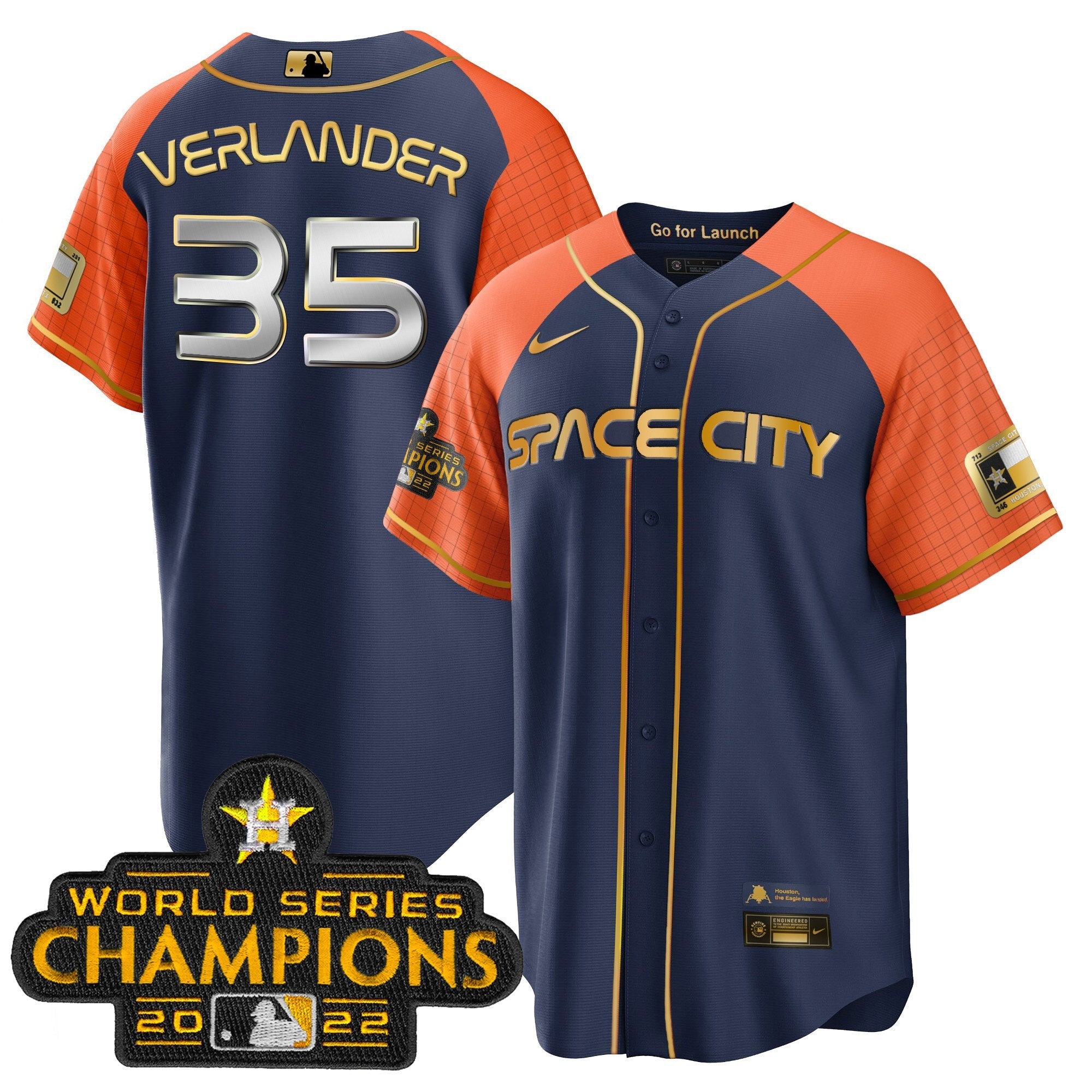 Men’s 2023 Space City Champions Alternate Navy Cool Jersey