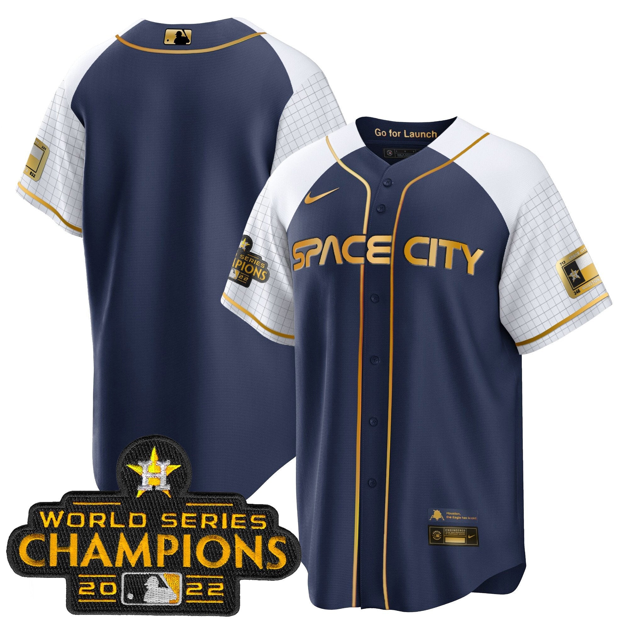 Men’s 2023 Space City Champions Alternate Navy Cool Jersey