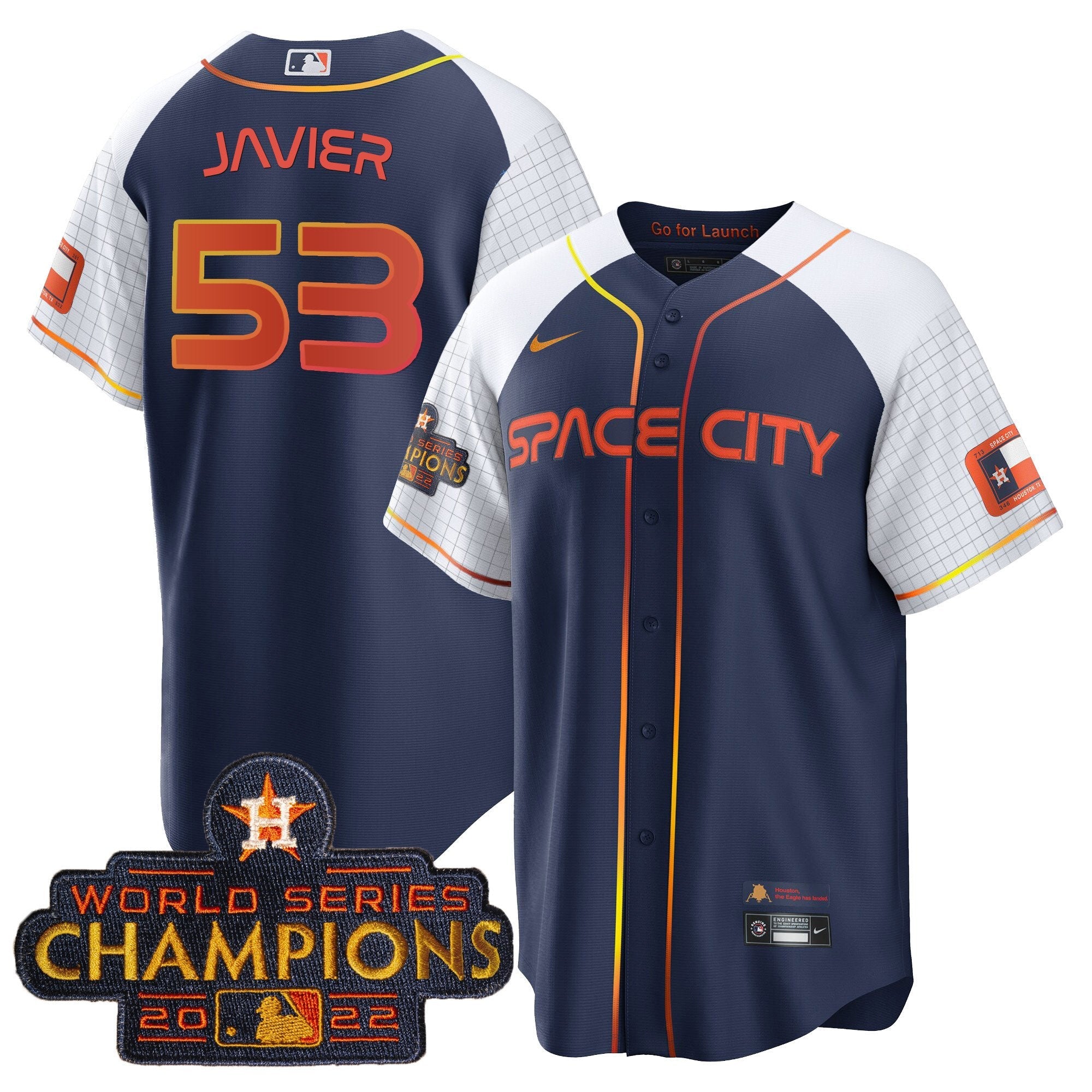 Men’s 2023 Space City Champions Alternate Navy Cool Jersey