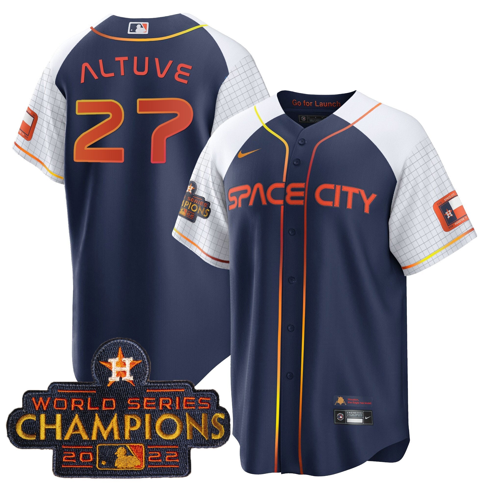 Men’s 2023 Space City Champions Alternate Navy Cool Jersey