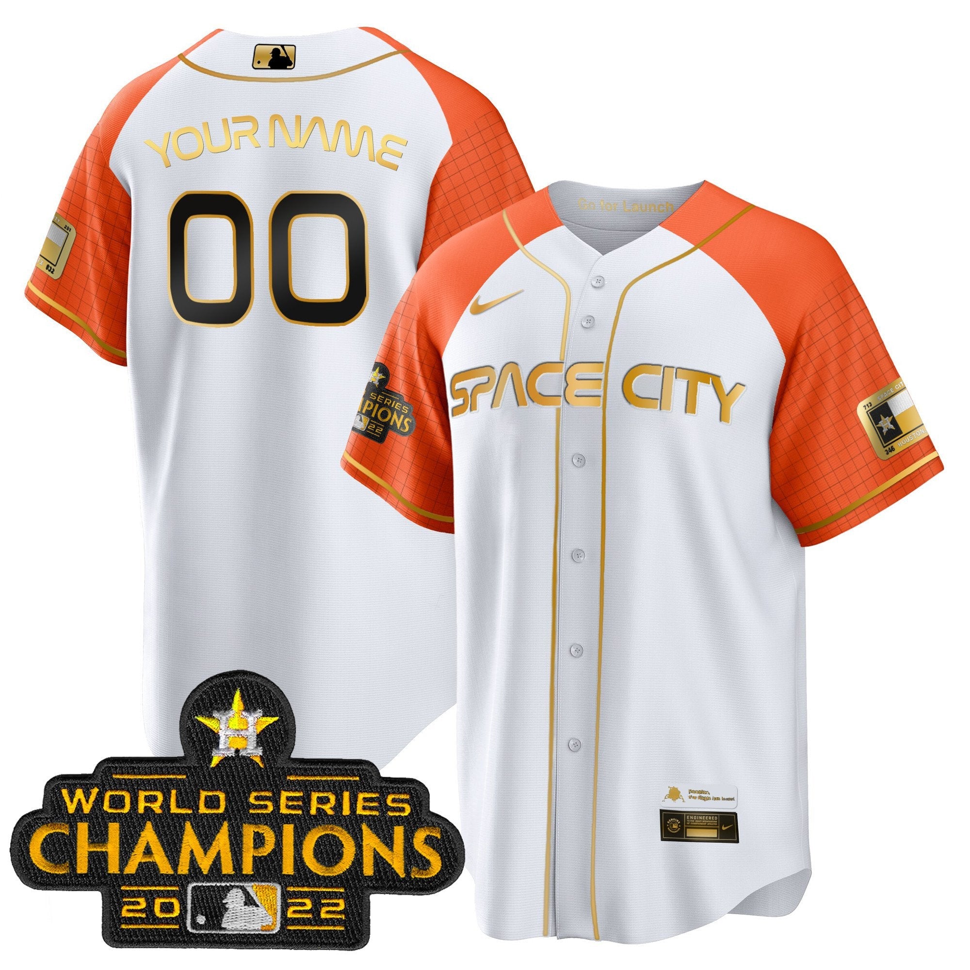 2023 Space City Champions Alternate Cool Custom Jersey