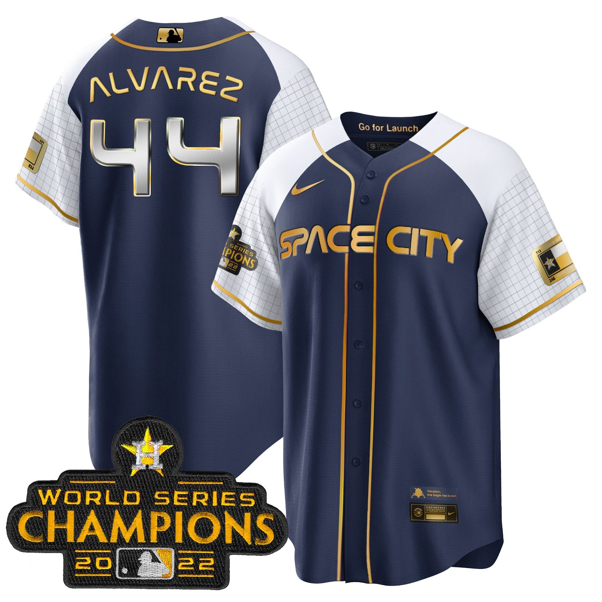 Men’s 2023 Space City Champions Alternate Navy Cool Jersey