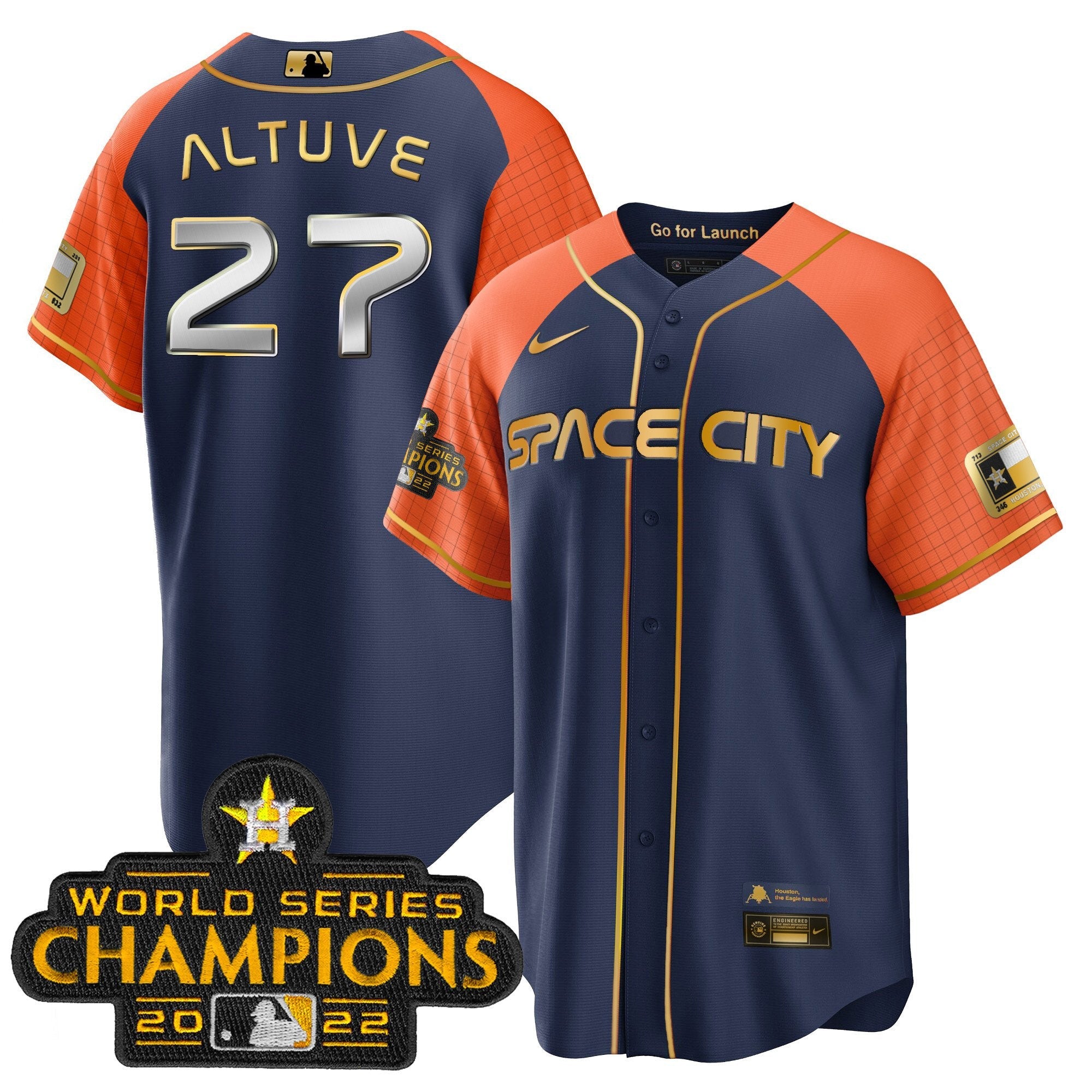 Men’s 2023 Space City Champions Alternate Navy Cool Jersey