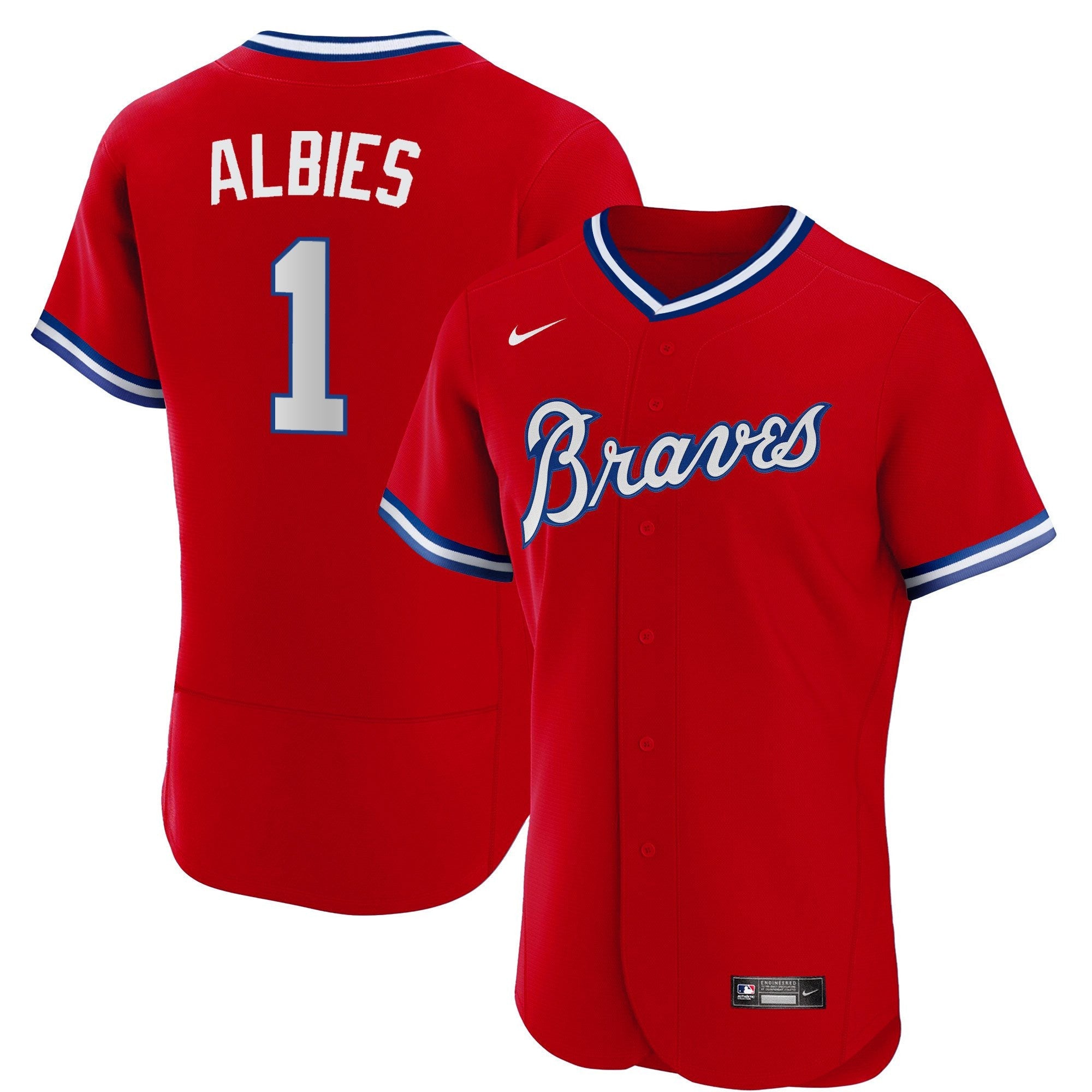 Men’s Atlanta Throwback 1974 – 1982 Flex Base Jersey