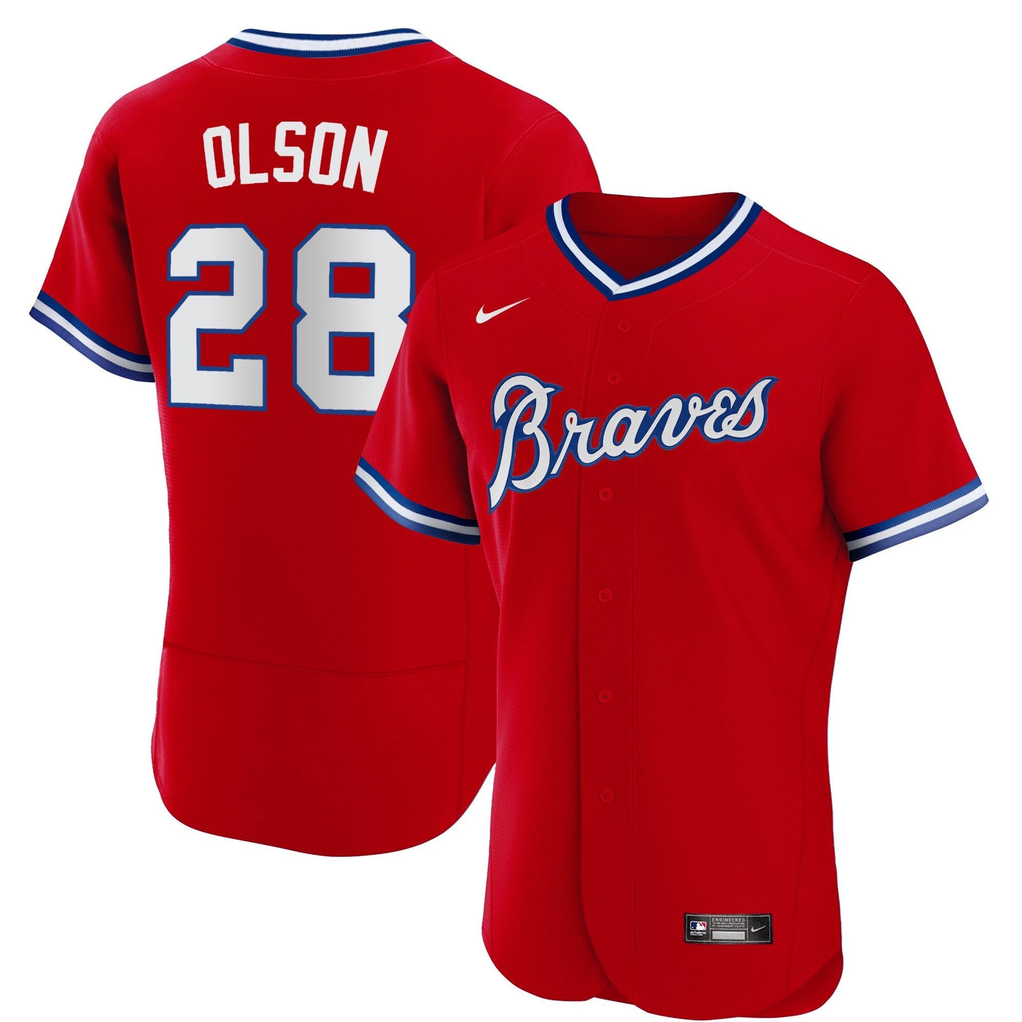 Men’s Atlanta Throwback 1974 – 1982 Flex Base Jersey