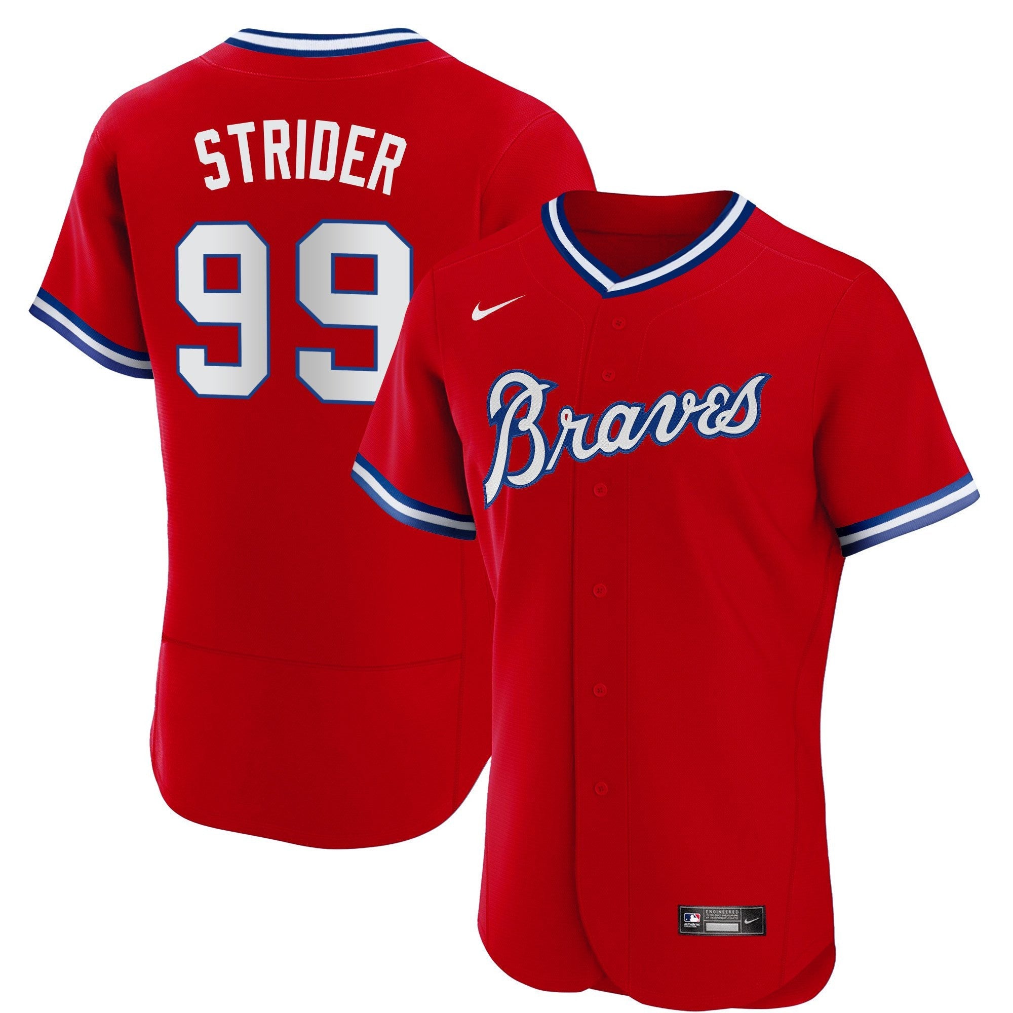 Men’s Atlanta Throwback 1974 – 1982 Flex Base Jersey
