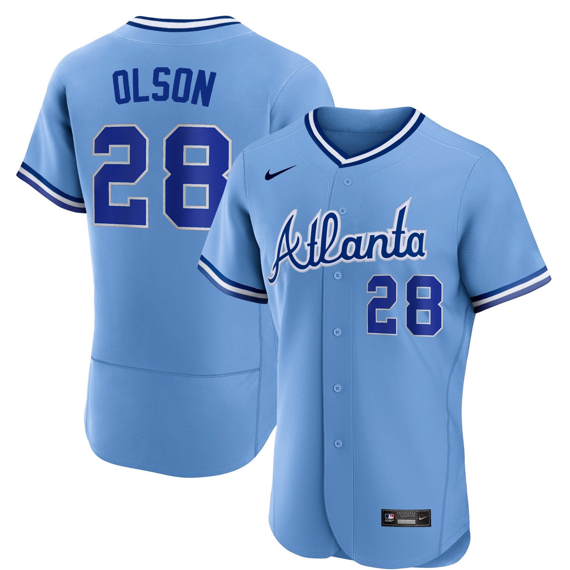 Men’s Atlanta Throwback 1974 – 1982 Flex Base Jersey