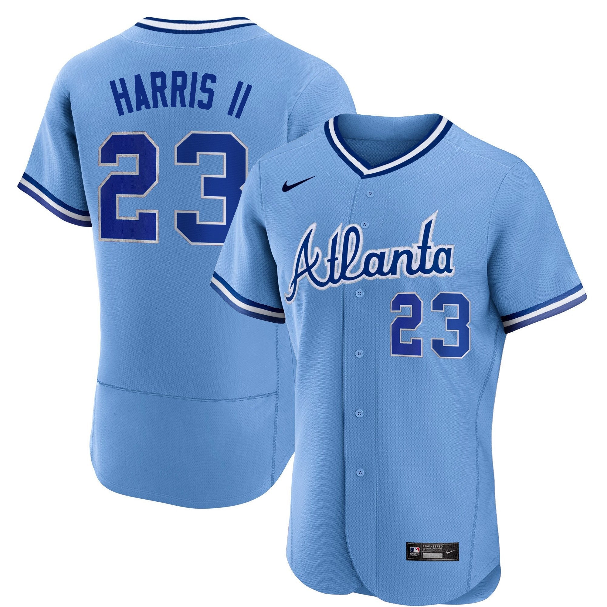 Men’s Atlanta Throwback 1974 – 1982 Flex Base Jersey