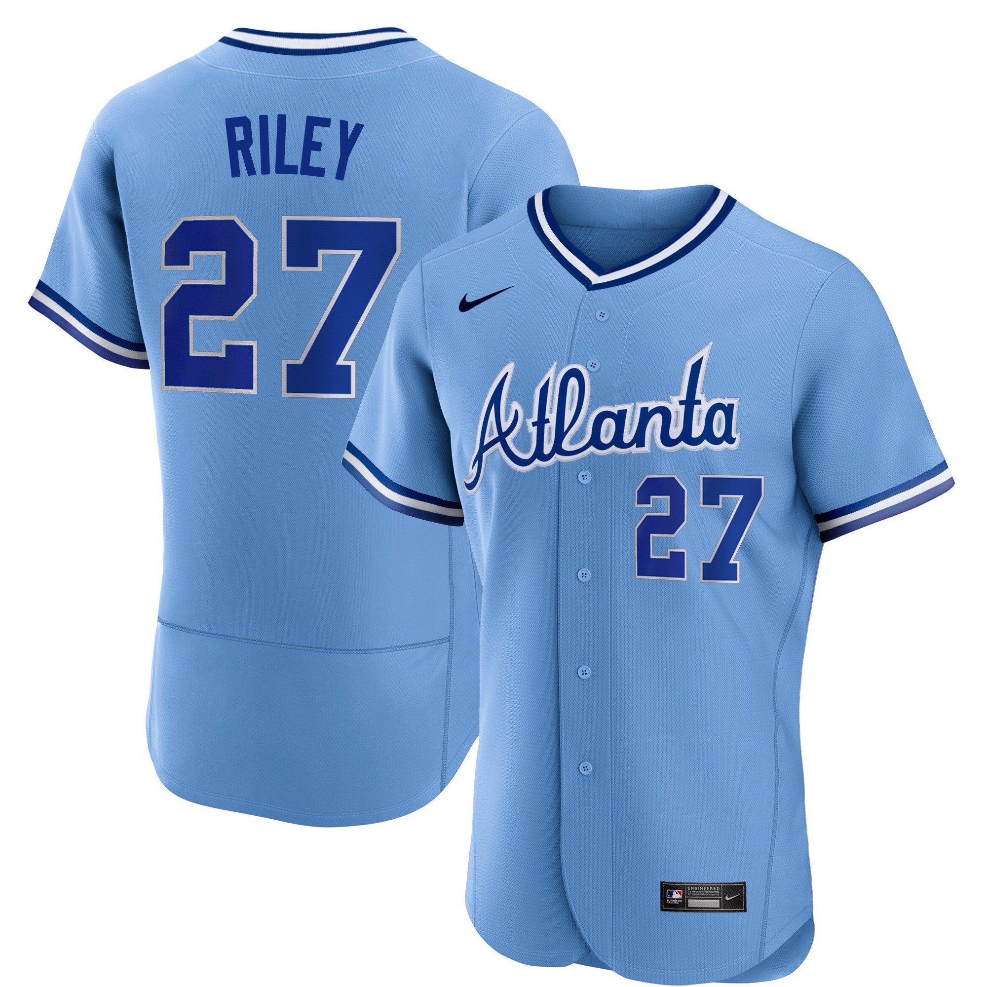 Men’s Atlanta Throwback 1974 – 1982 Flex Base Jersey