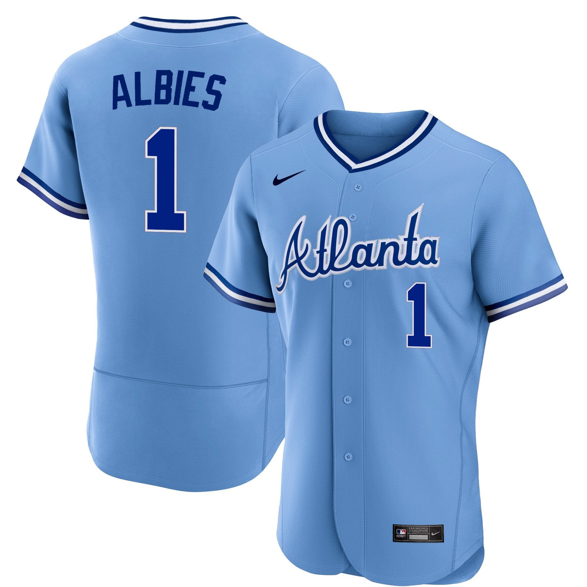 Men’s Atlanta Throwback 1974 – 1982 Flex Base Jersey