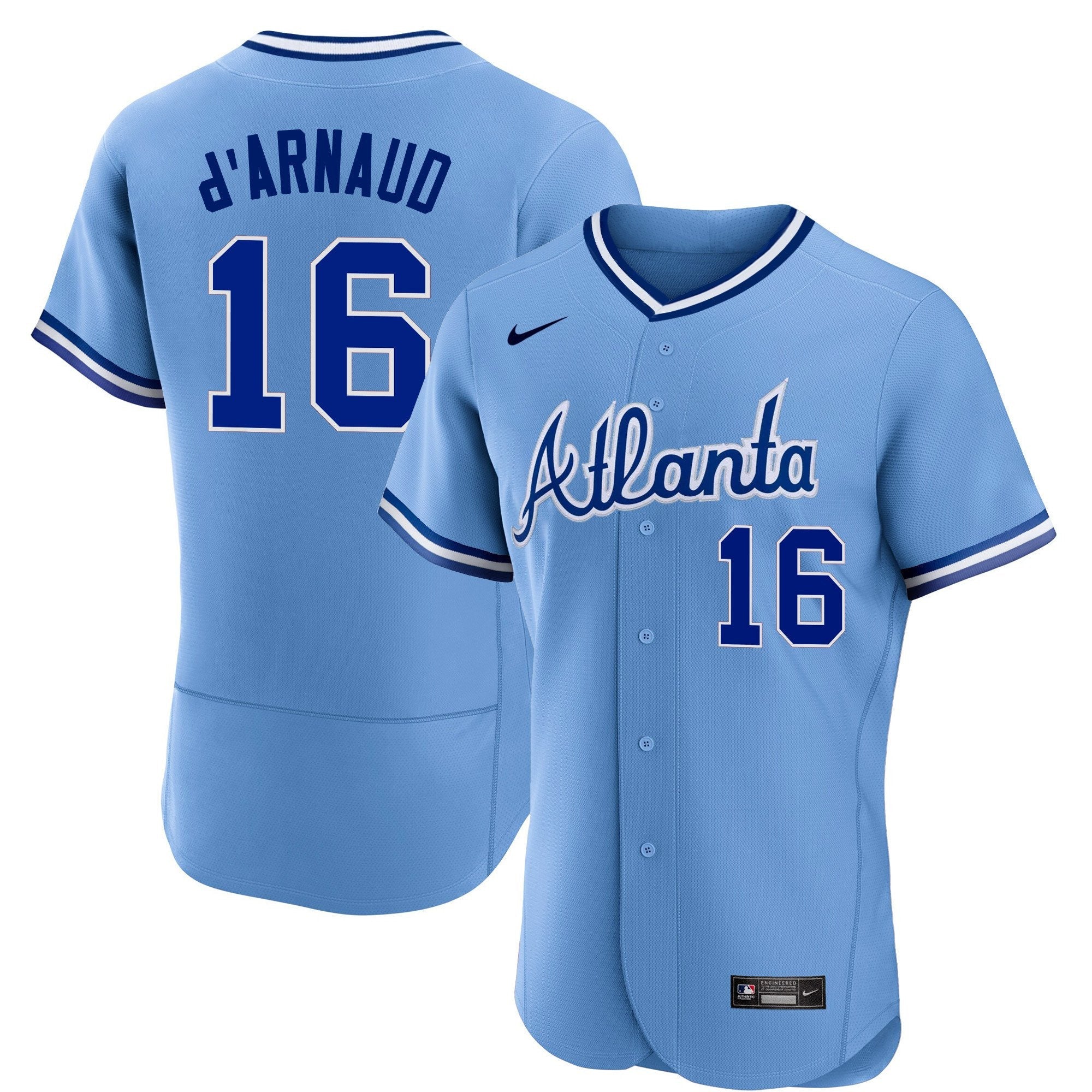 Men’s Atlanta Throwback 1974 – 1982 Flex Base Jersey