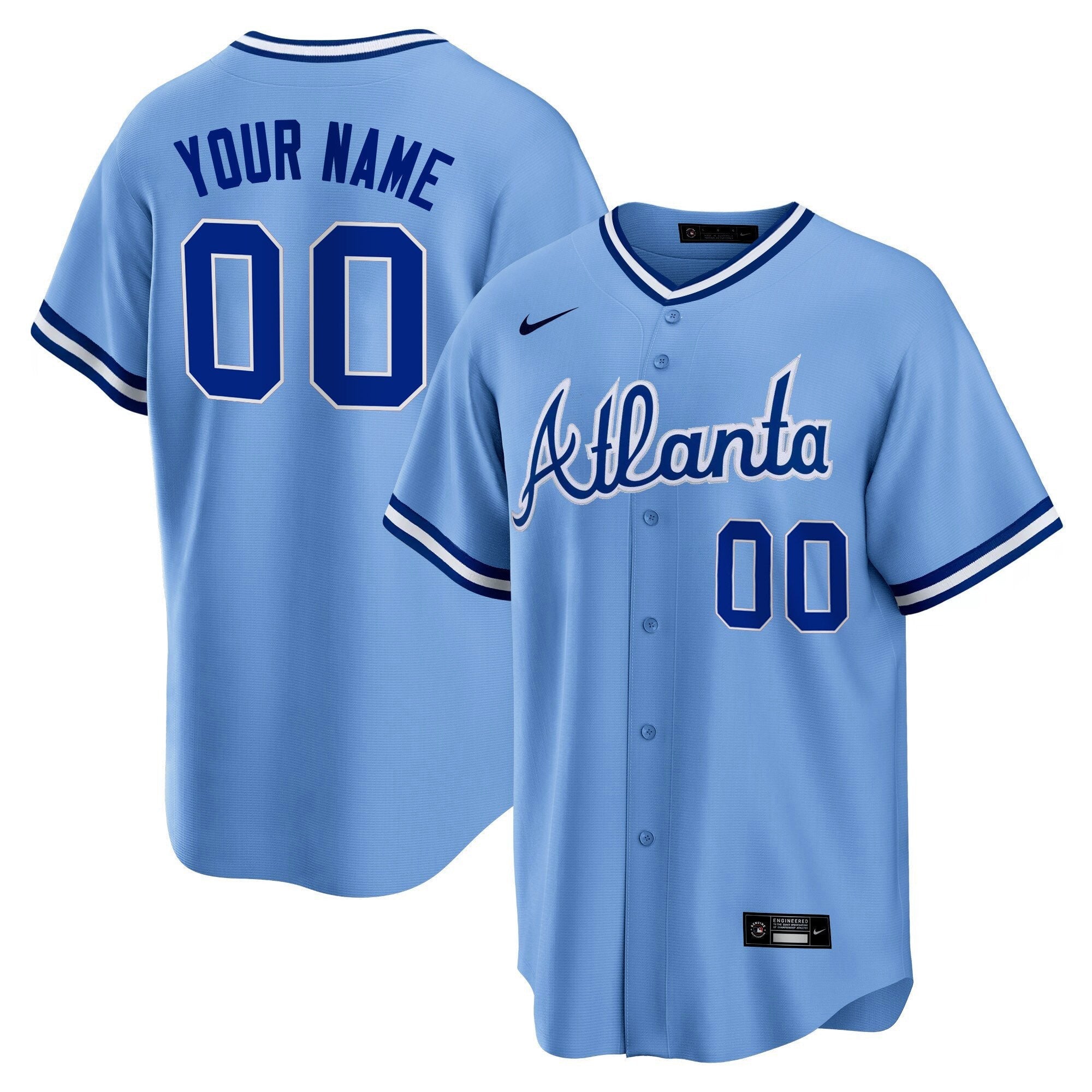 Atlanta Throwback 1974 – 1982 Custom Jersey