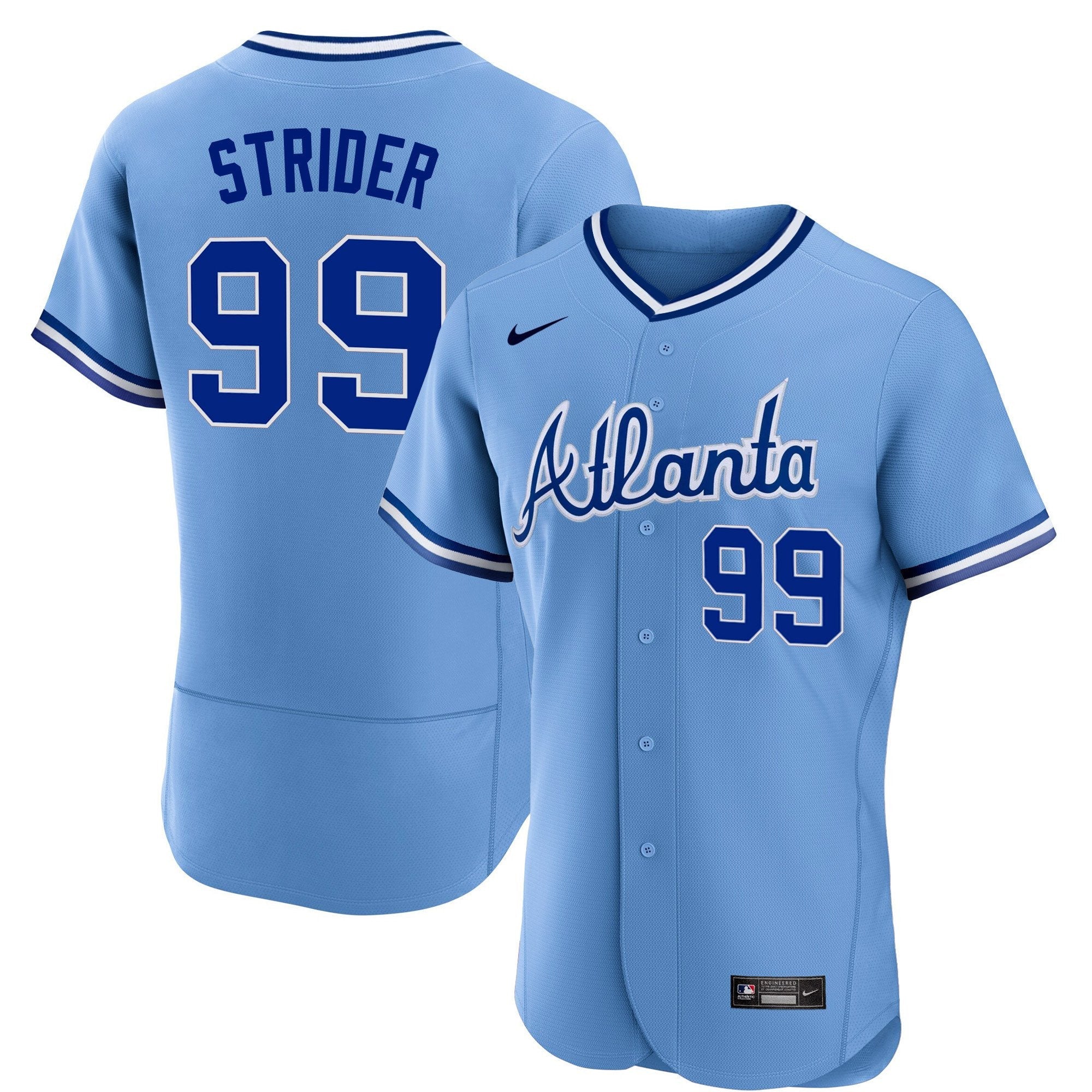 Men’s Atlanta Throwback 1974 – 1982 Flex Base Jersey