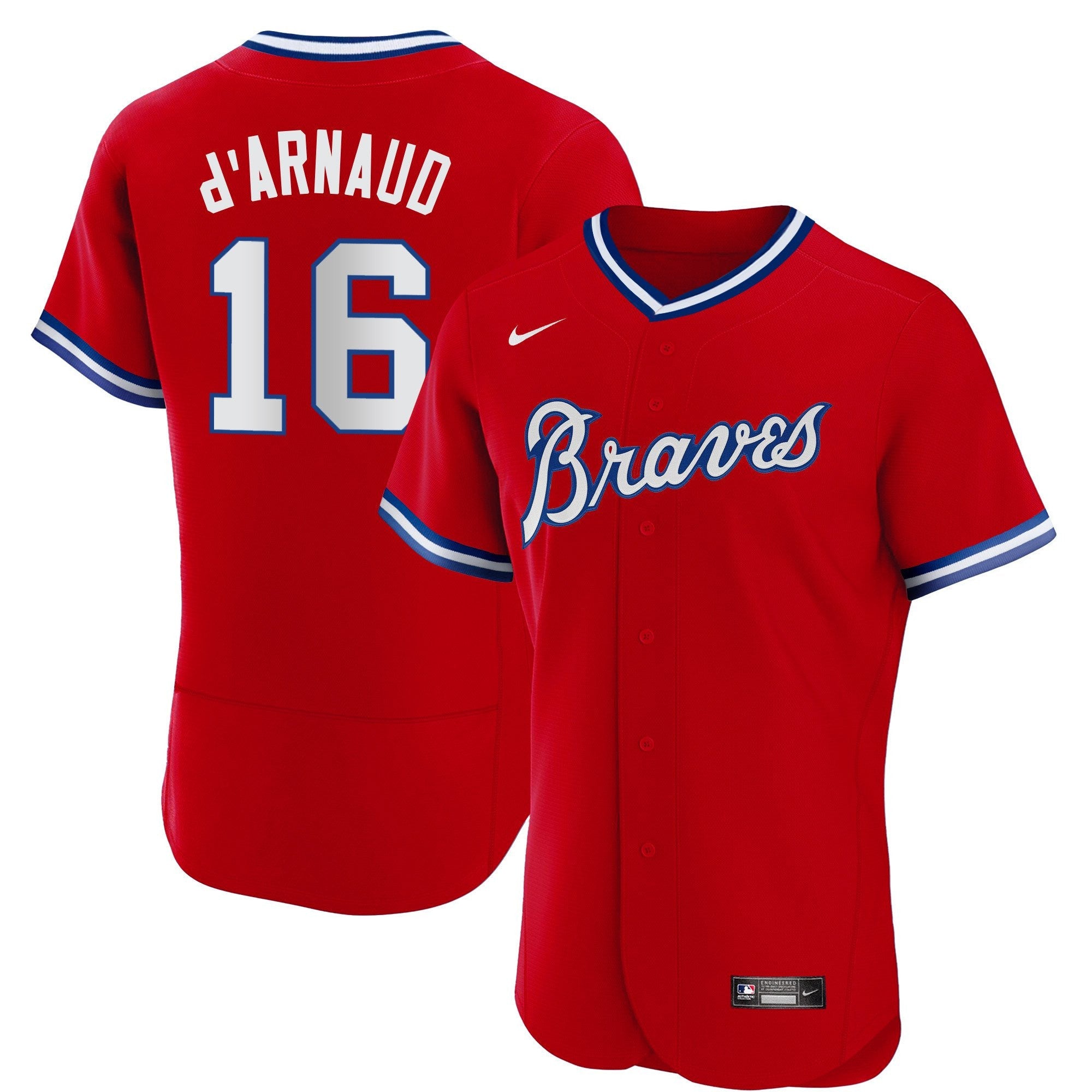 Men’s Atlanta Throwback 1974 – 1982 Flex Base Jersey