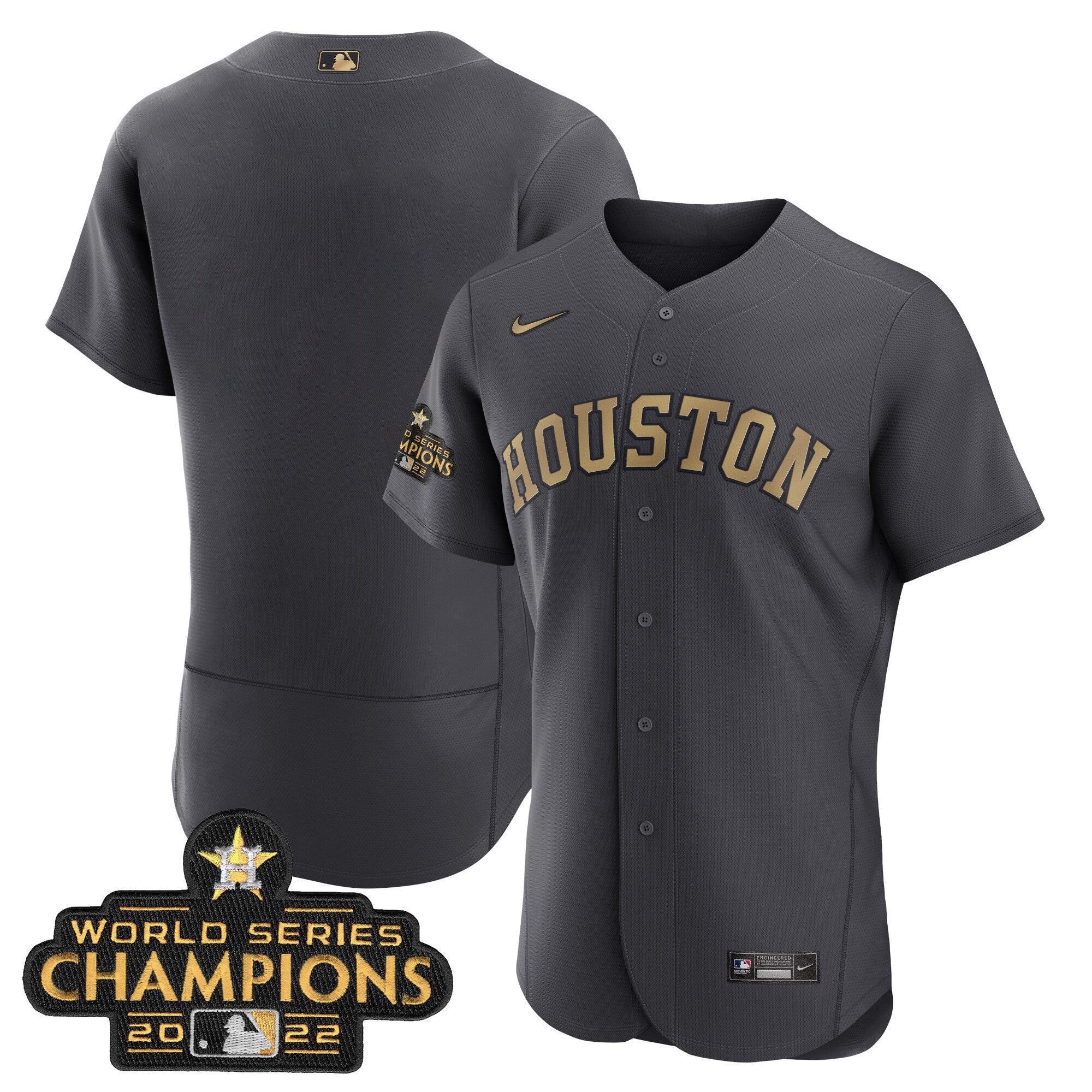Houston Charcoal 2023 Champions Jersey