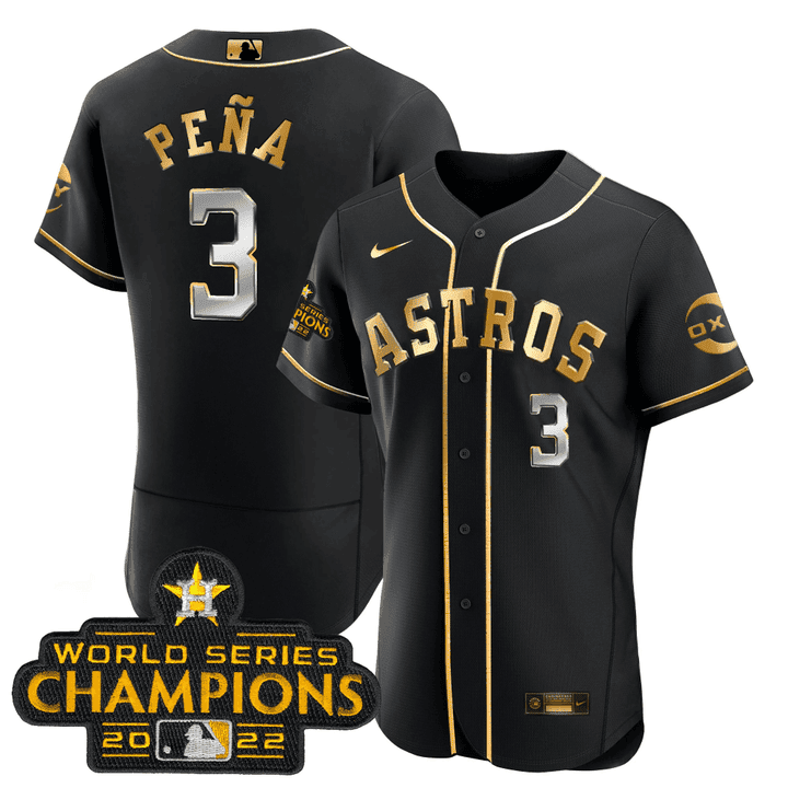 Jeremy Pena Houston Black Gold Rush Jersey