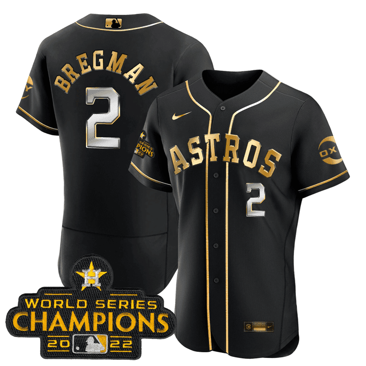 Alex Bregman Houston Black Gold Rush Jersey