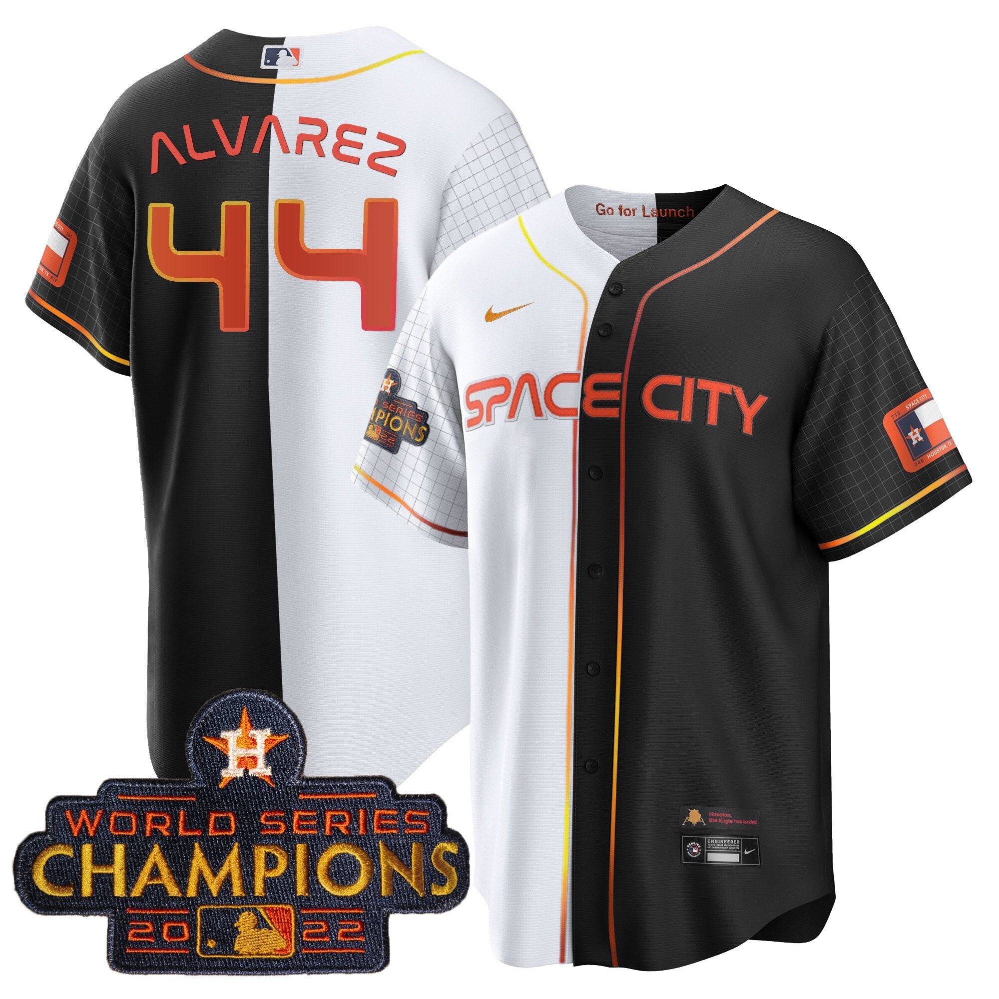Men’s 2023 Space City Champions Gold Split Jersey