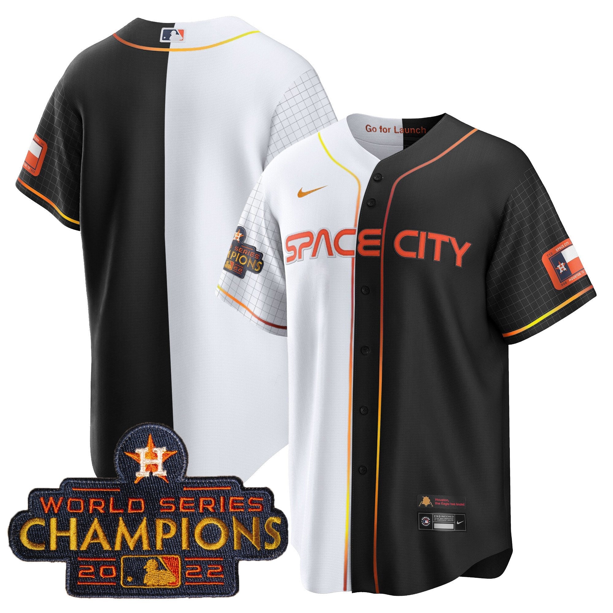 Men’s 2023 Space City Champions Gold Split Jersey