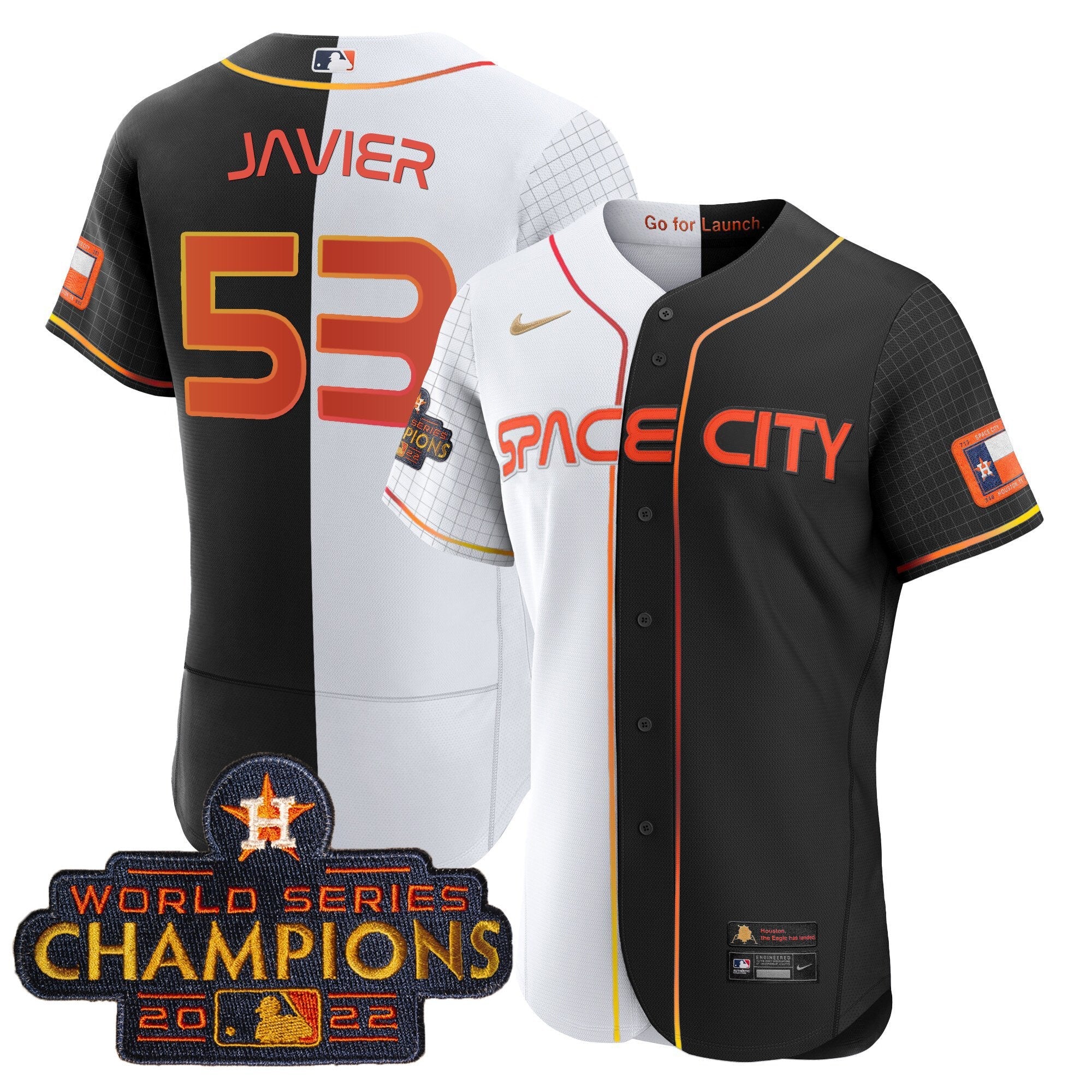 Men’s 2023 Space City Champions Gold Split Jersey