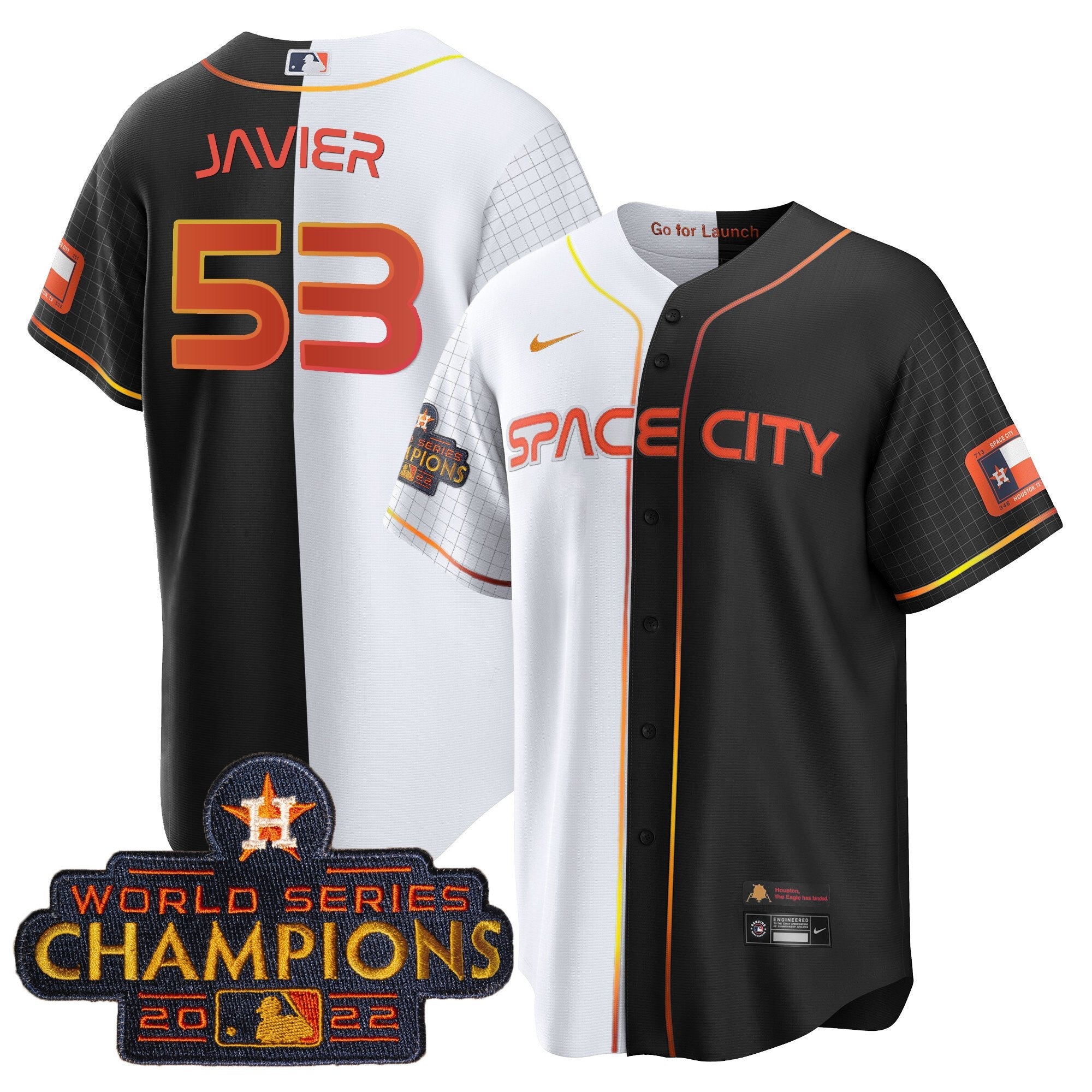 Men’s 2023 Space City Champions Gold Split Jersey