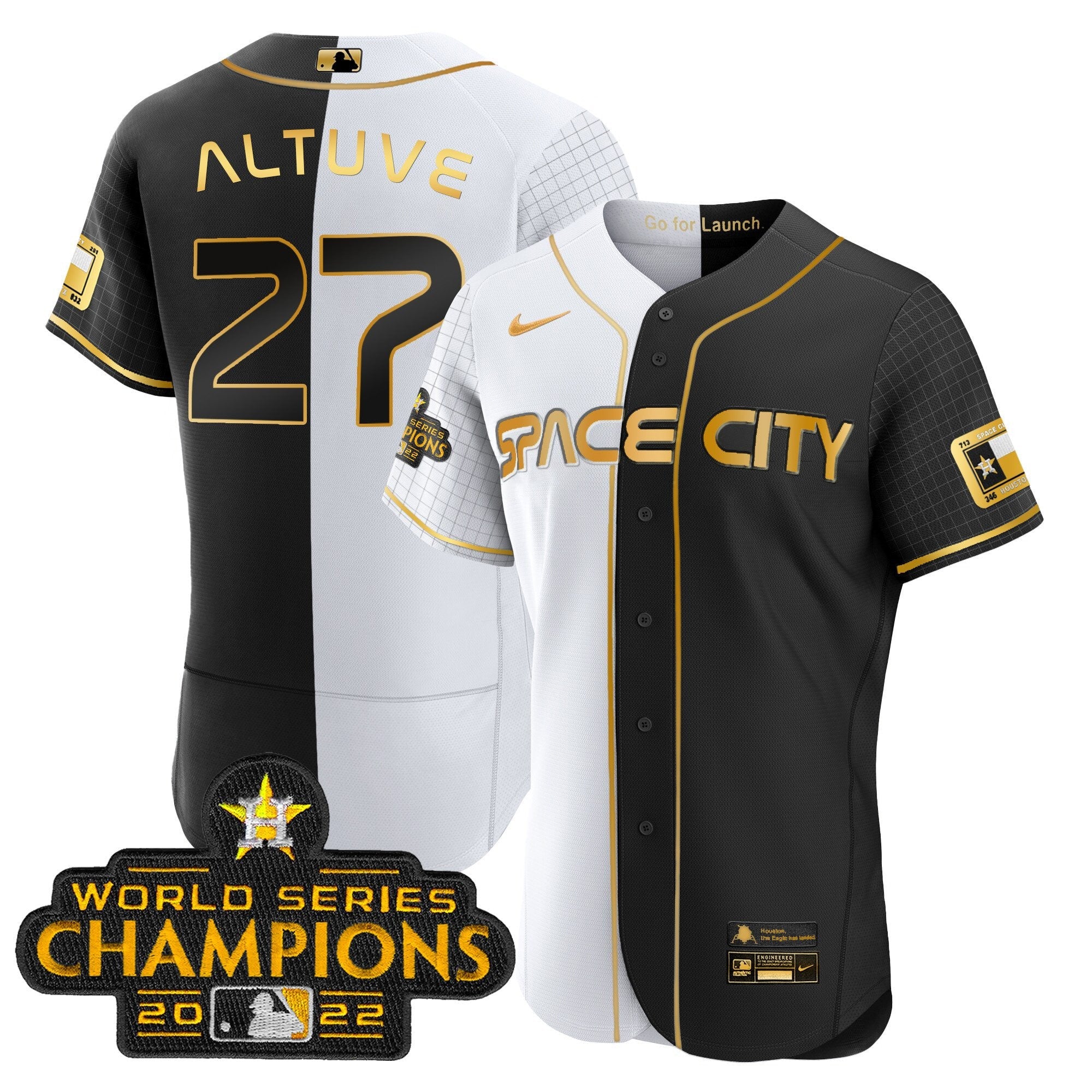 Men’s 2023 Space City Champions Gold Split Jersey