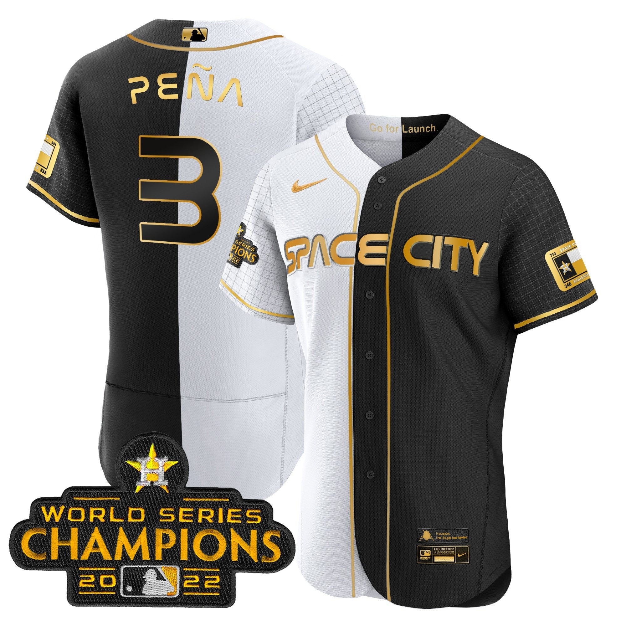 Men’s 2023 Space City Champions Gold Split Jersey