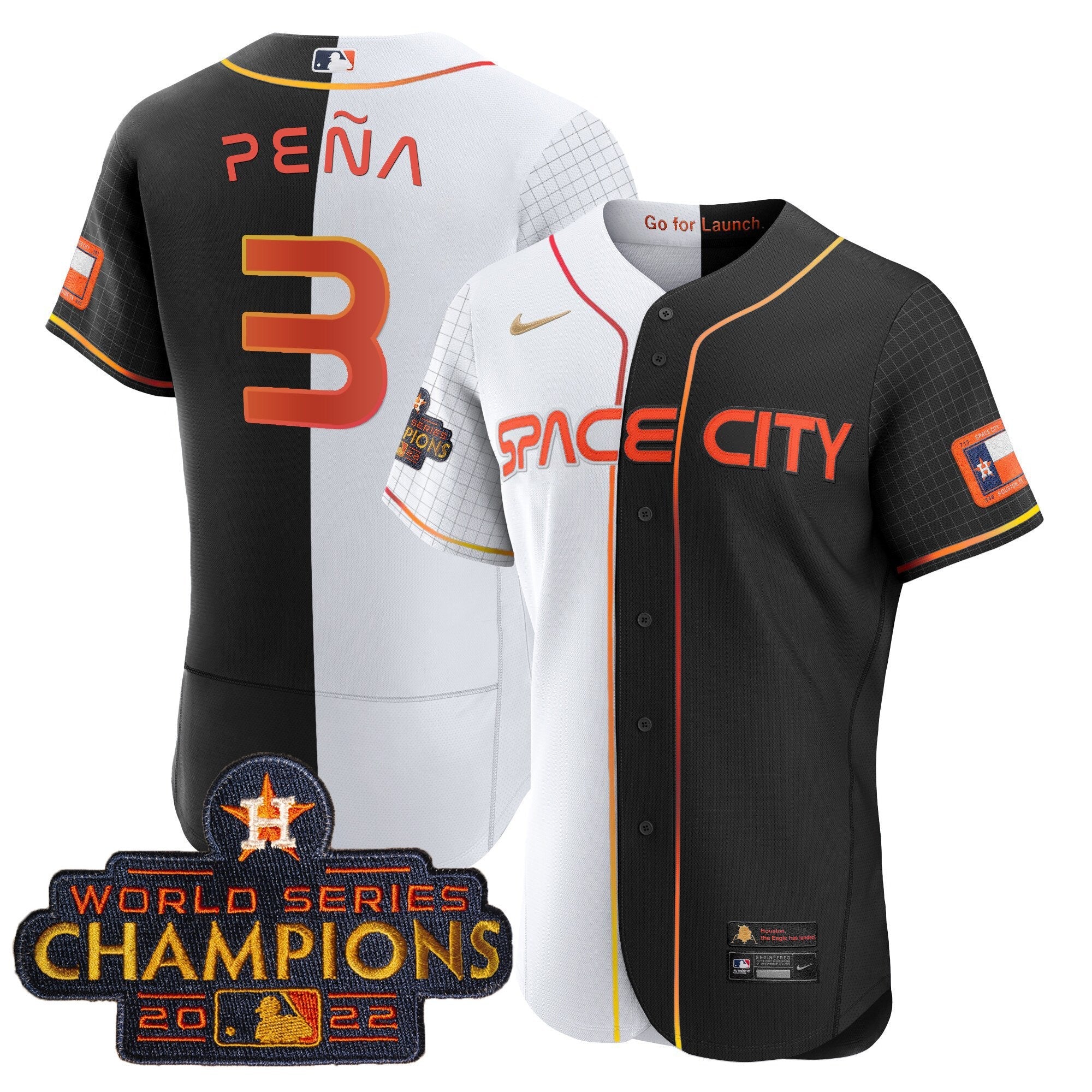 Men’s 2023 Space City Champions Gold Split Jersey
