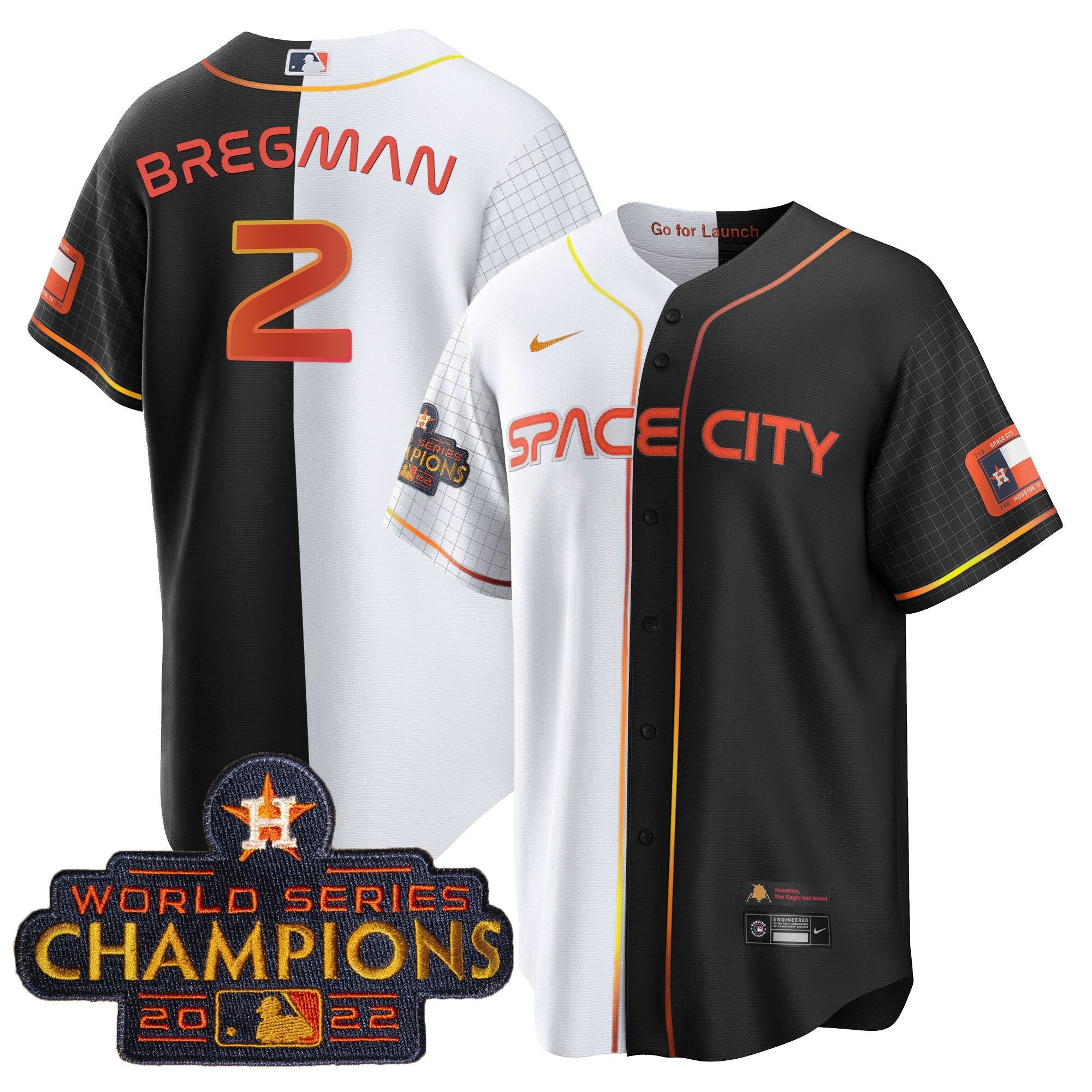 Men’s 2023 Space City Champions Gold Split Jersey