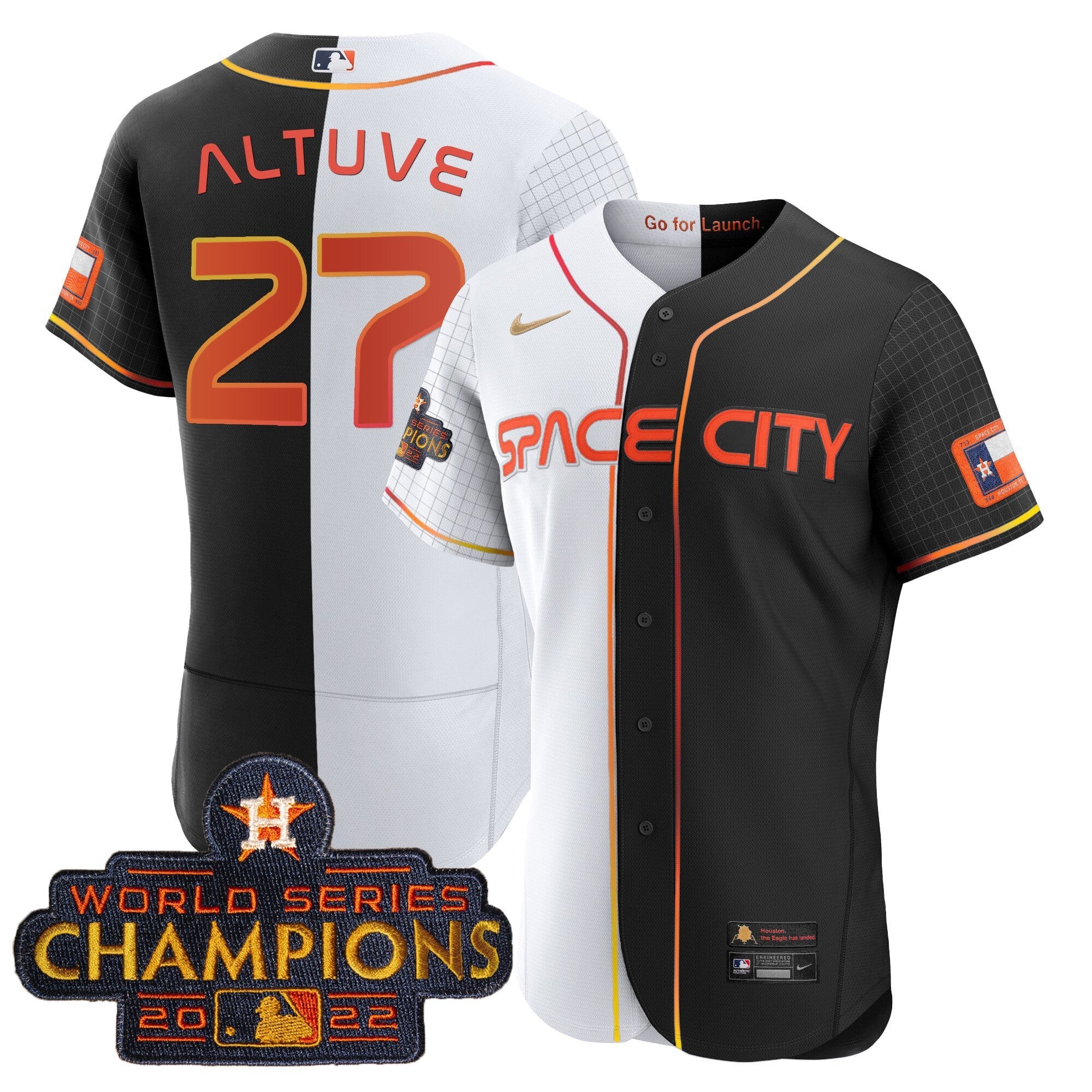 Men’s 2023 Space City Champions Gold Split Jersey