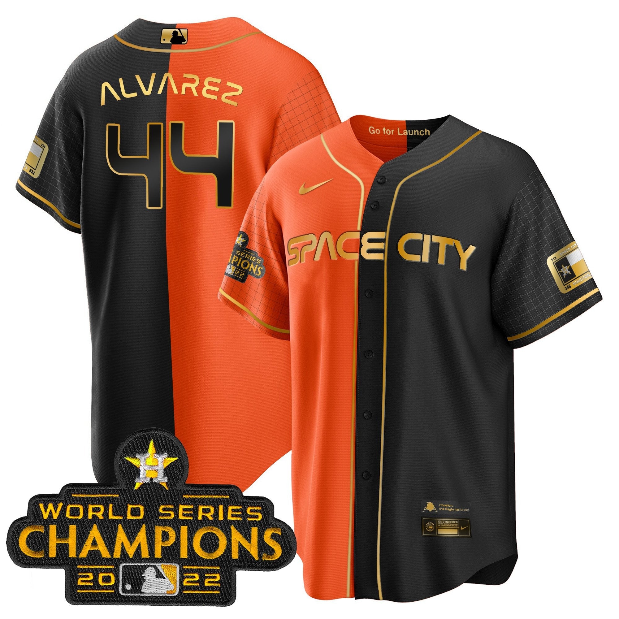 Men’s 2023 Space City Champions Gold Split Jersey