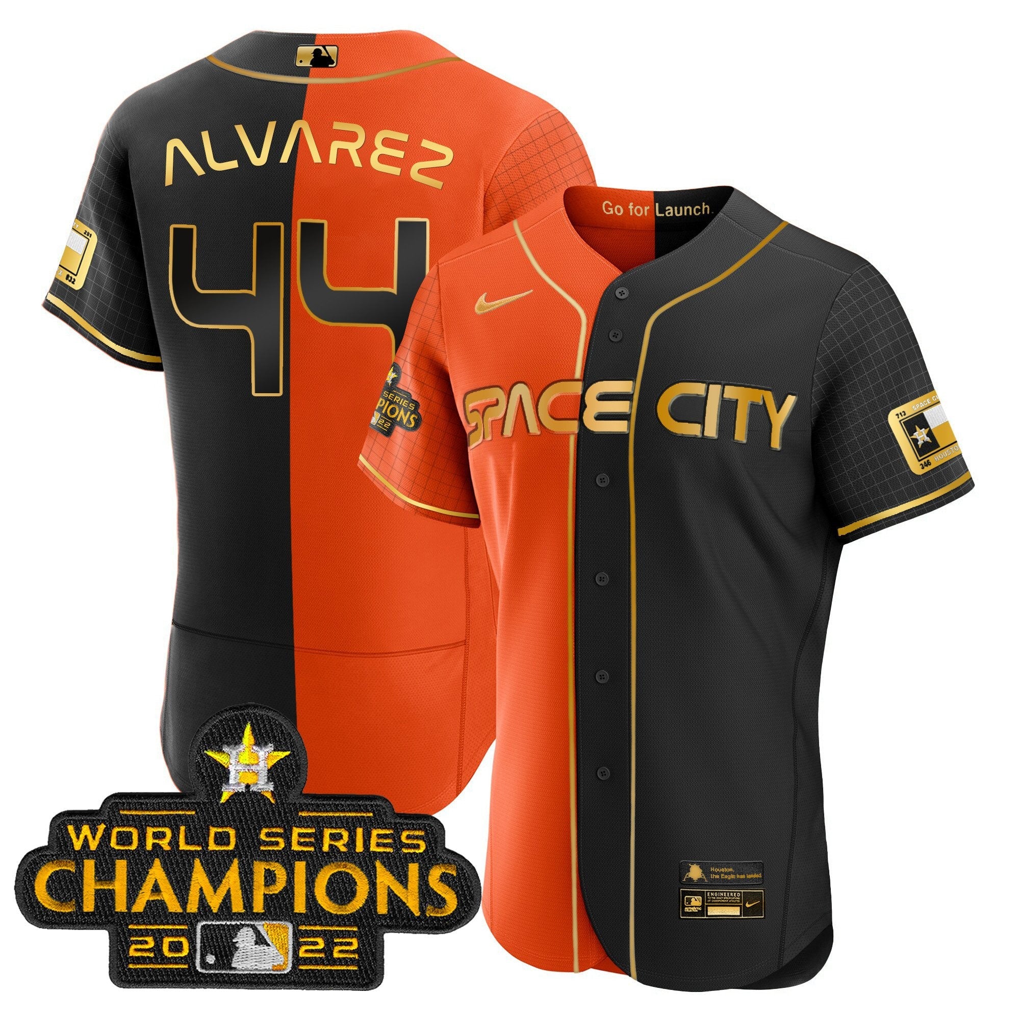 Men’s 2023 Space City Champions Gold Split Jersey