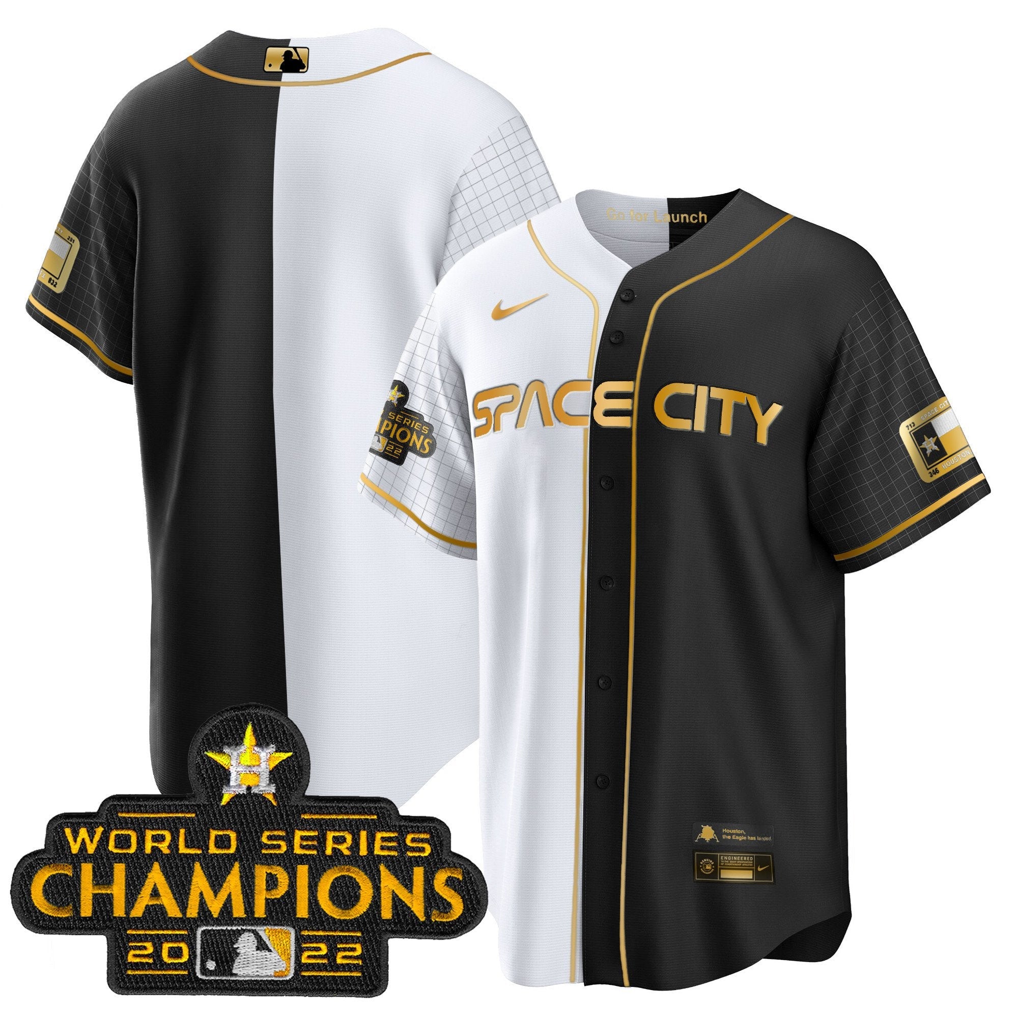 Men’s 2023 Space City Champions Gold Split Jersey