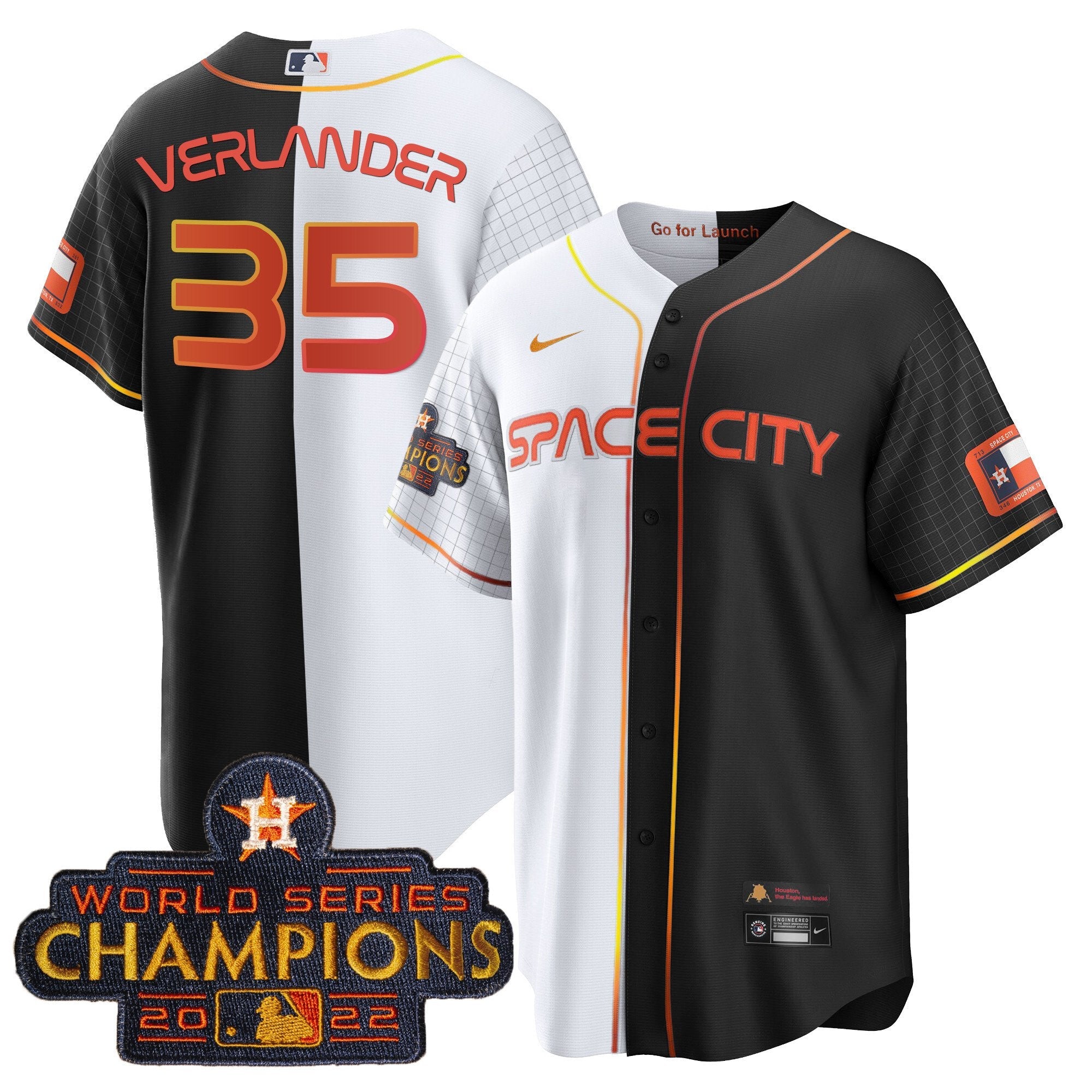Men’s 2023 Space City Champions Gold Split Jersey