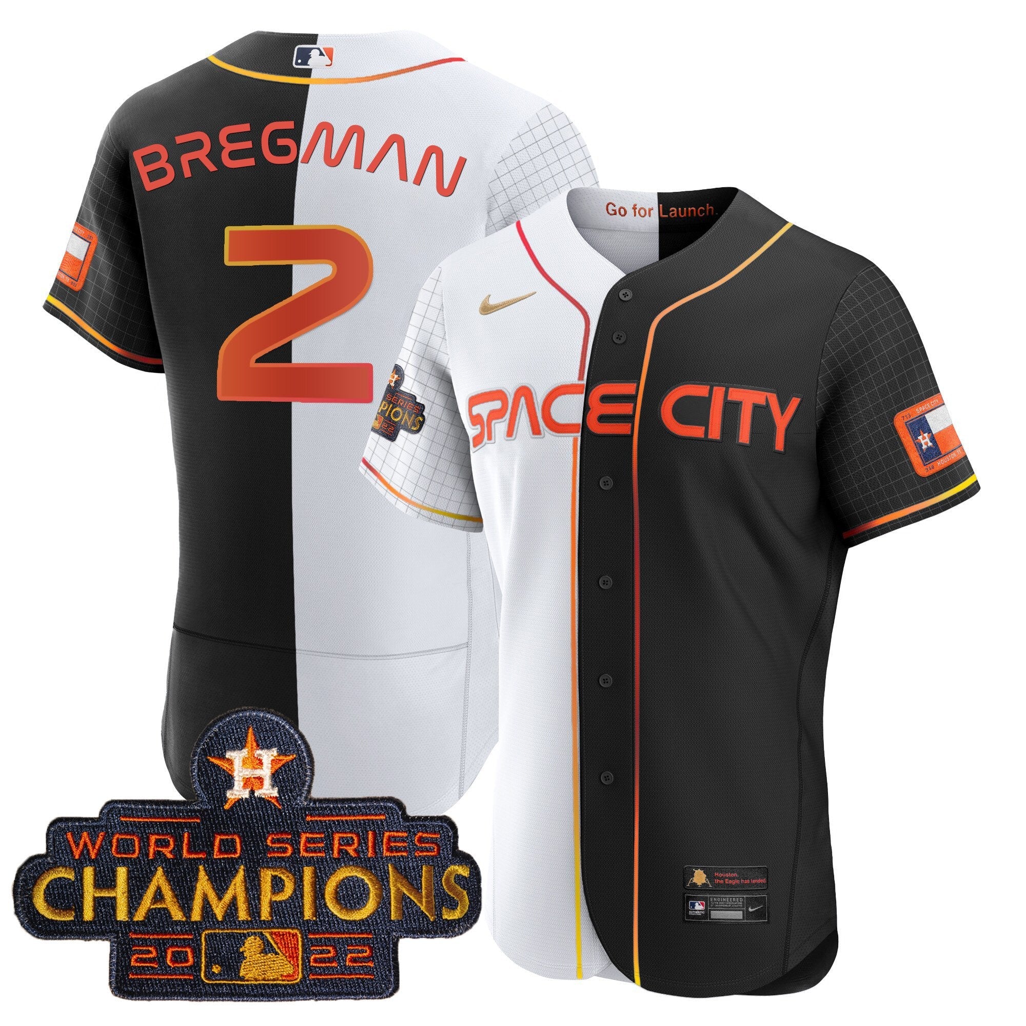 Men’s 2023 Space City Champions Gold Split Jersey
