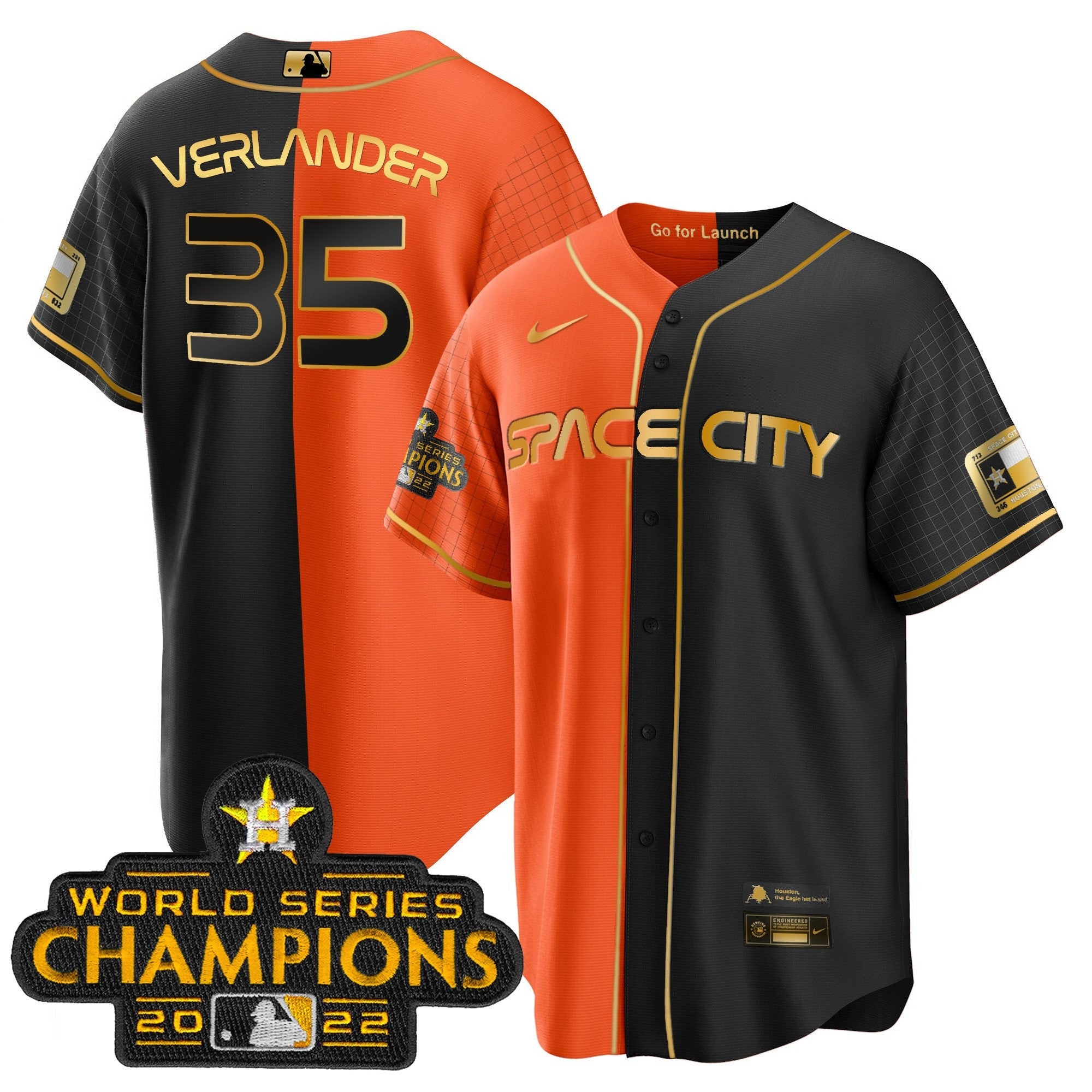 Men’s 2023 Space City Champions Gold Split Jersey