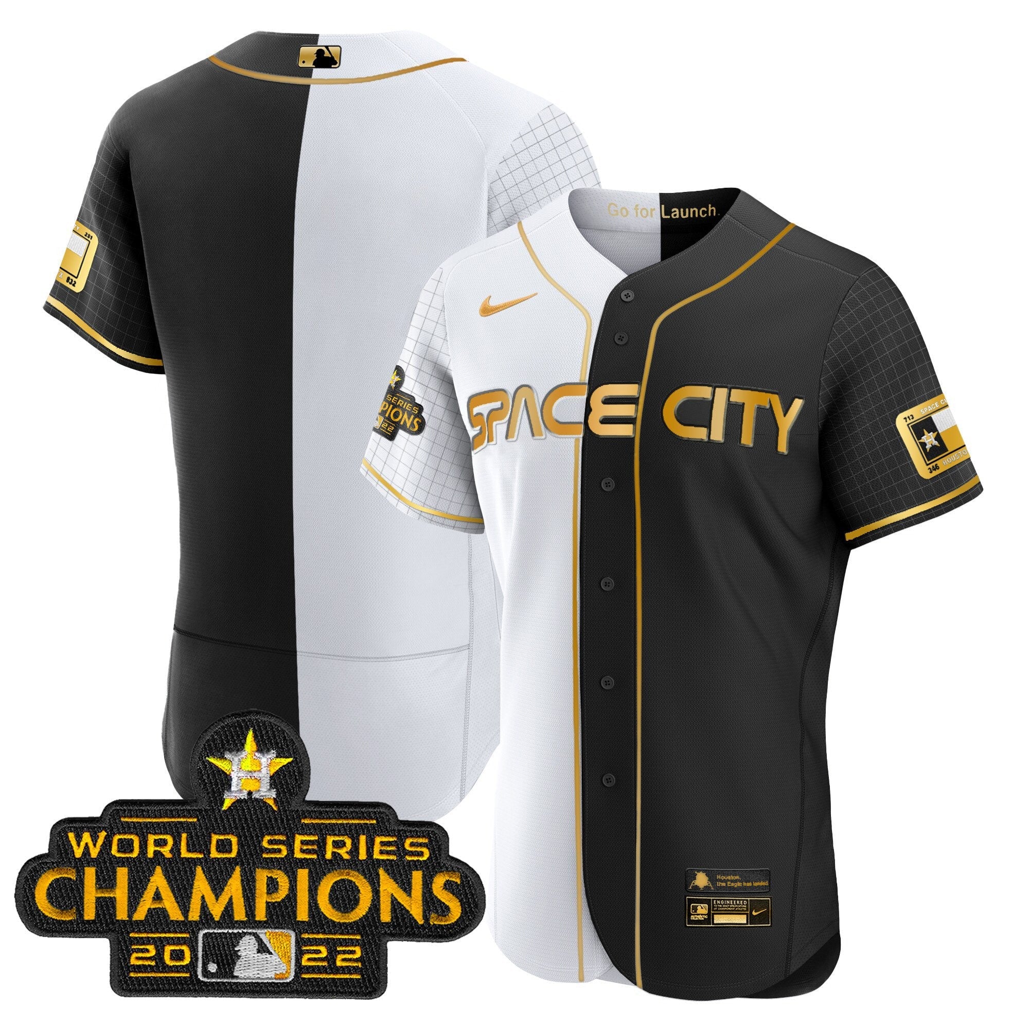 Men’s 2023 Space City Champions Gold Split Jersey