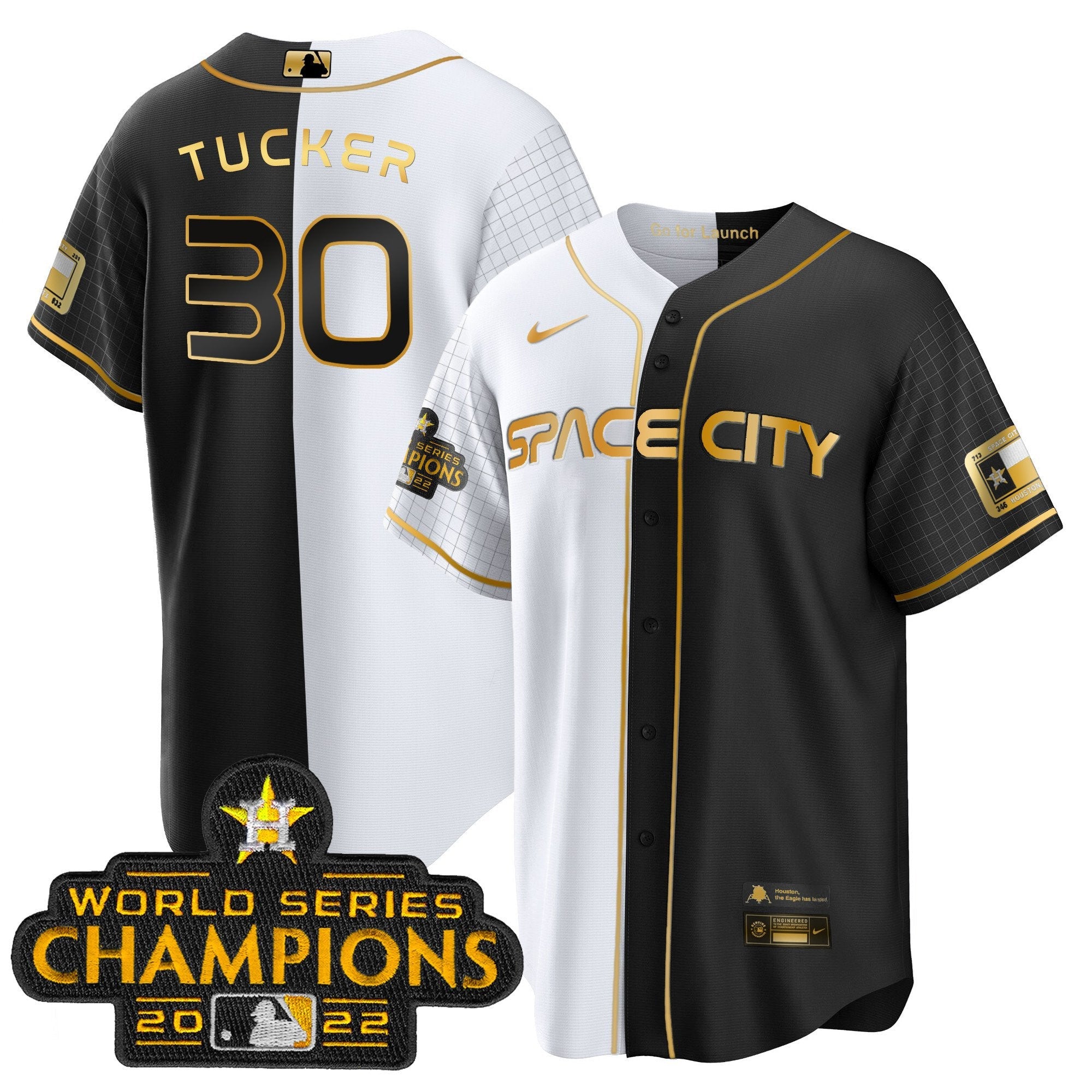 Men’s 2023 Space City Champions Gold Split Jersey