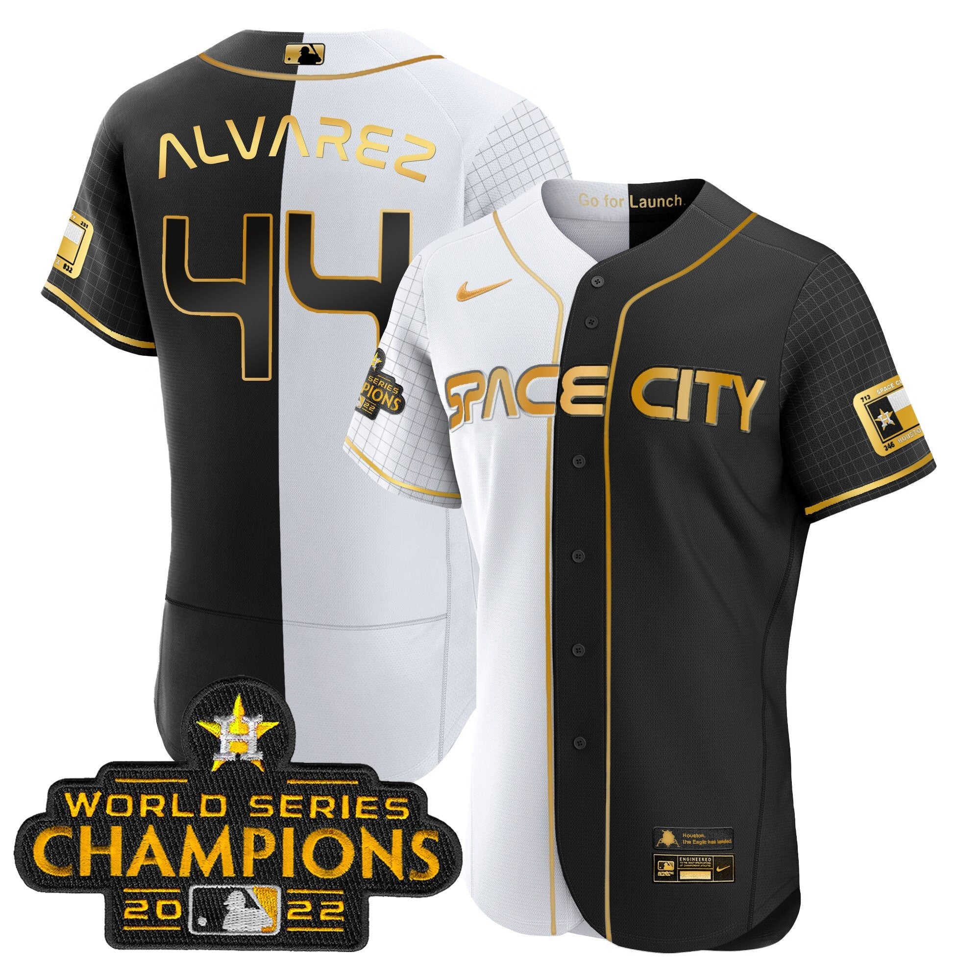 Men’s 2023 Space City Champions Gold Split Jersey