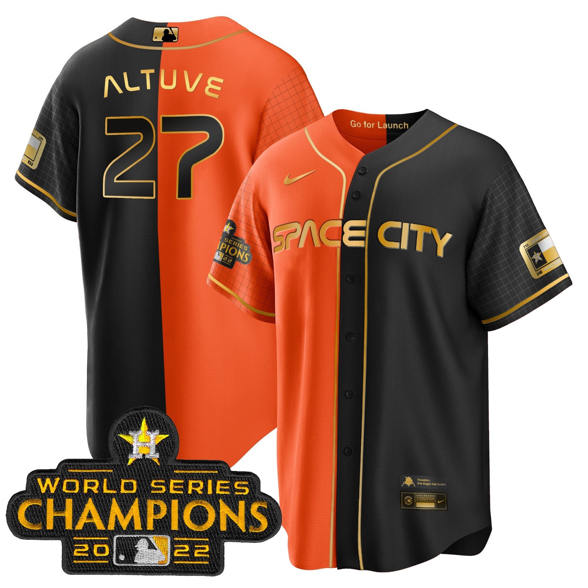 Men’s 2023 Space City Champions Gold Split Jersey