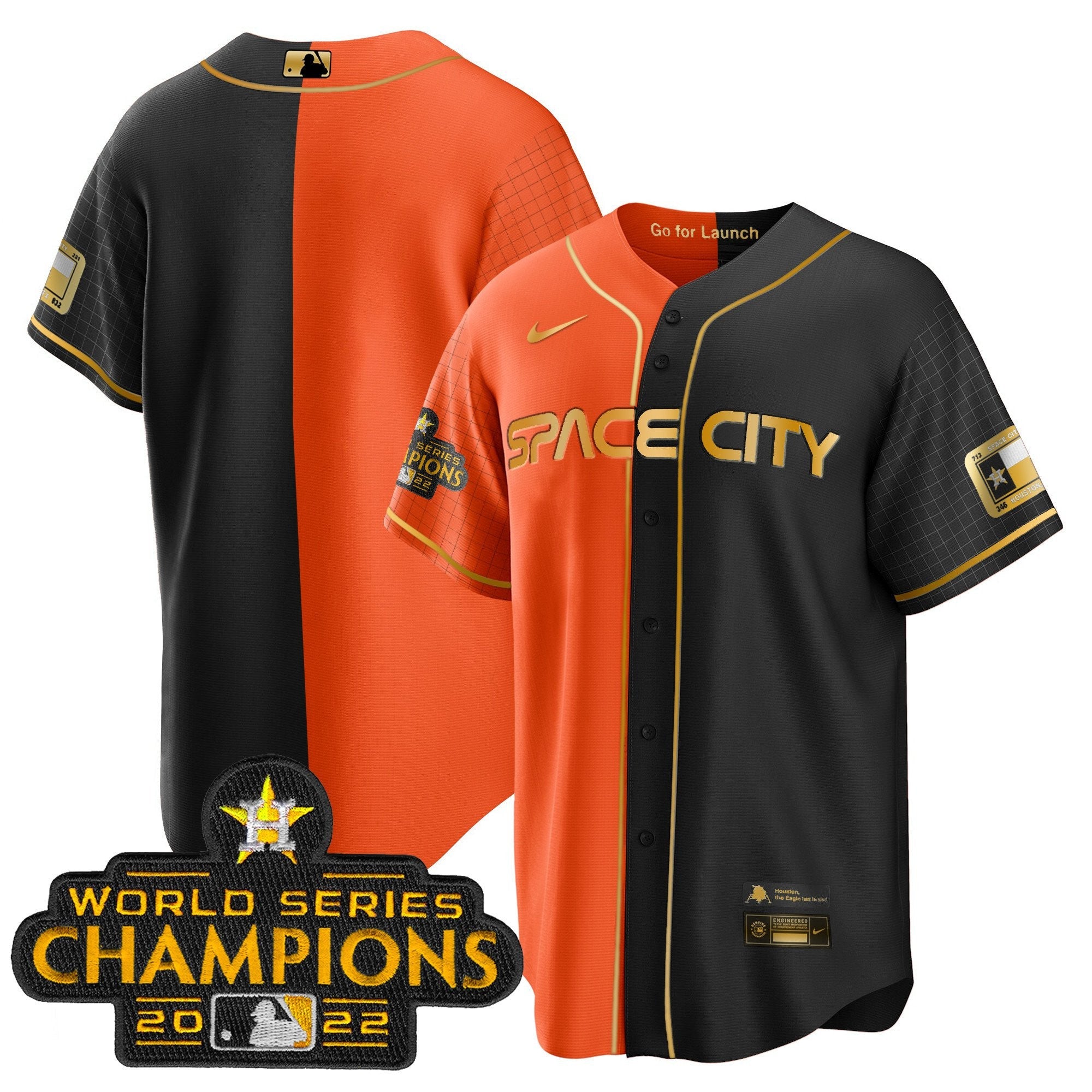 Men’s 2023 Space City Champions Gold Split Jersey